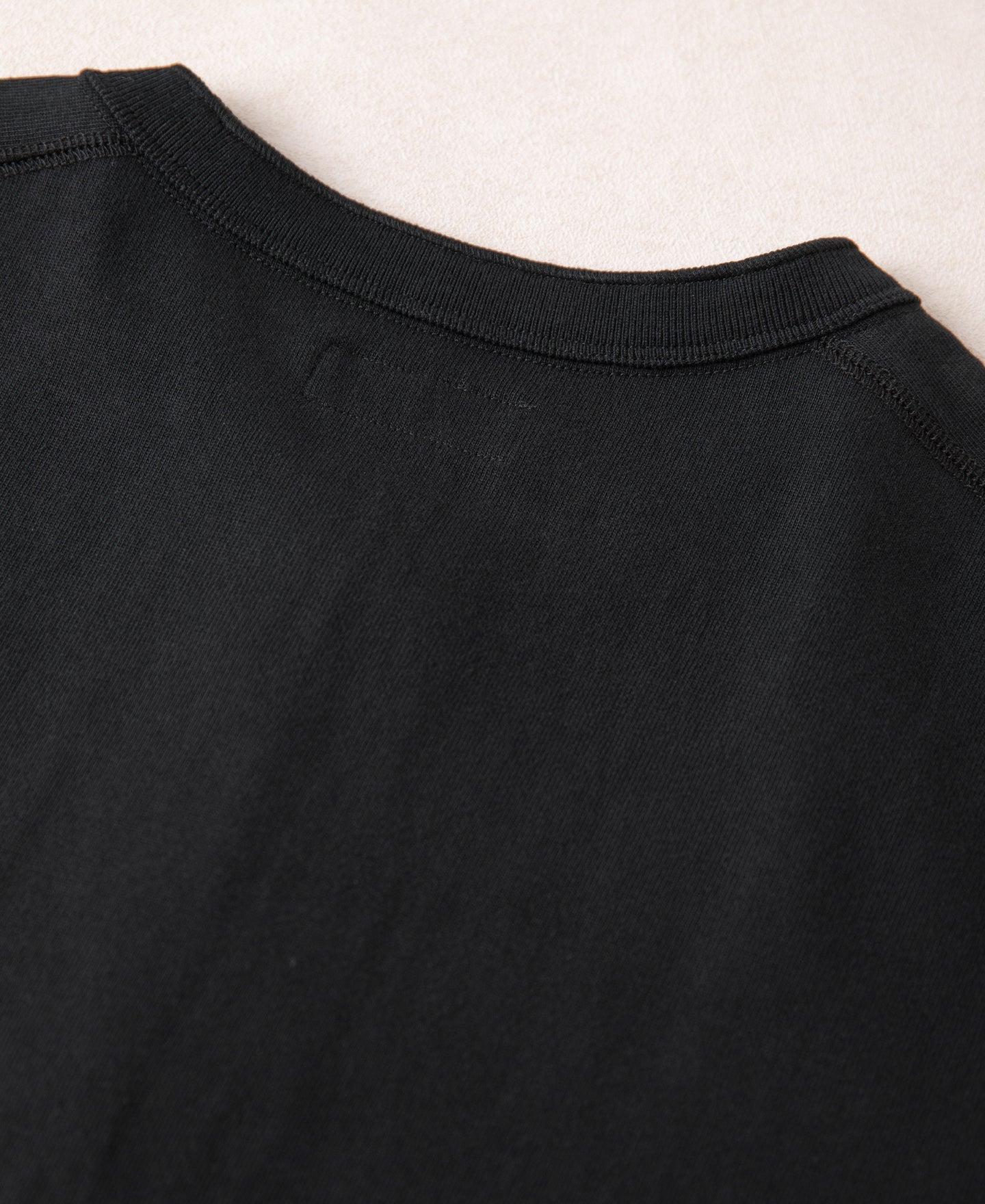 Heavyweight Cotton Tubular Short-Sleeve Henley Shirt