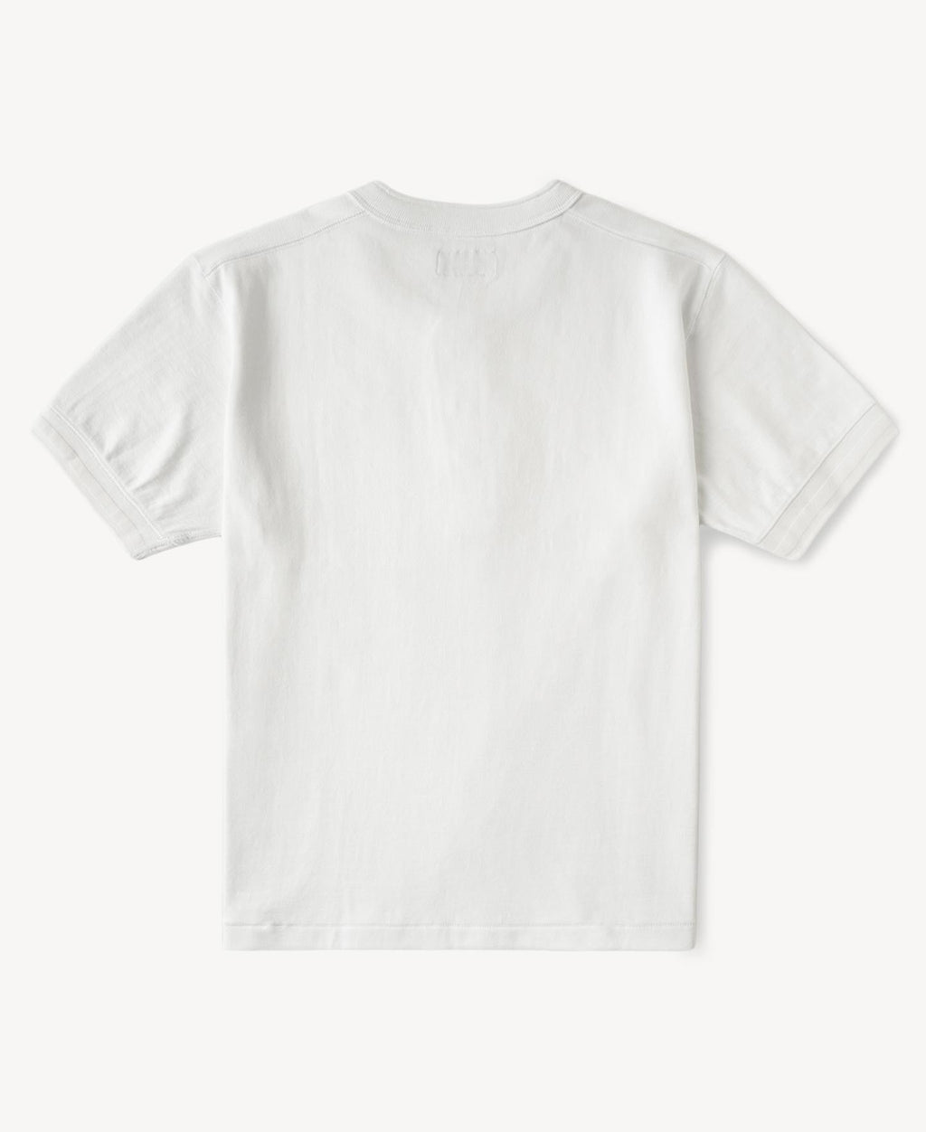Heavyweight Cotton Tubular Short-Sleeve Henley Shirt