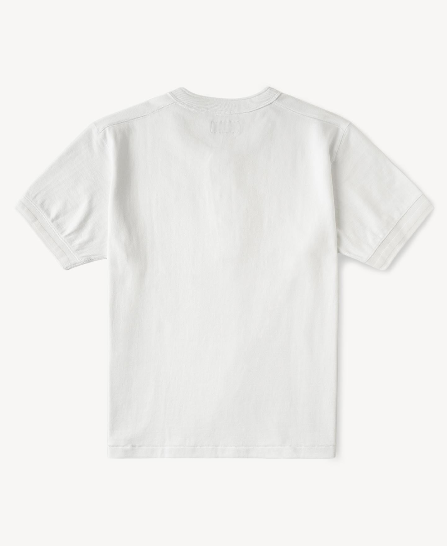 Heavyweight Cotton Tubular Short-Sleeve Henley Shirt