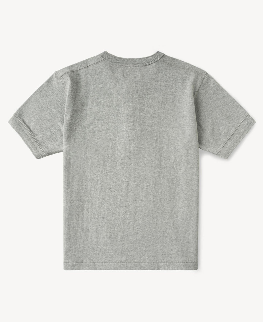 Heavyweight Cotton Tubular Short-Sleeve Henley Shirt