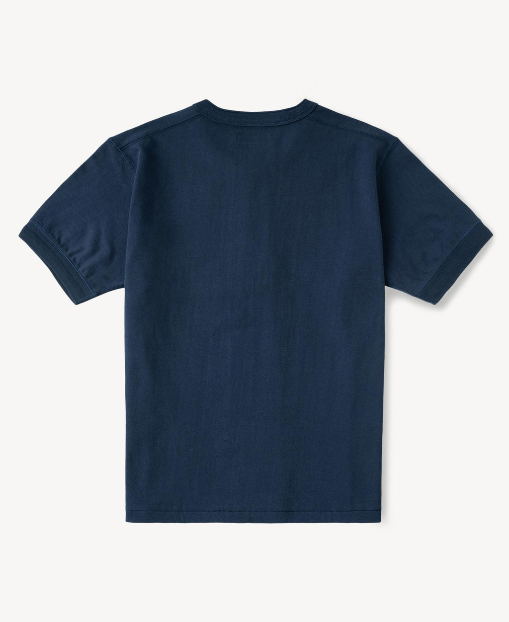 Heavyweight Cotton Tubular Short-Sleeve Henley Shirt