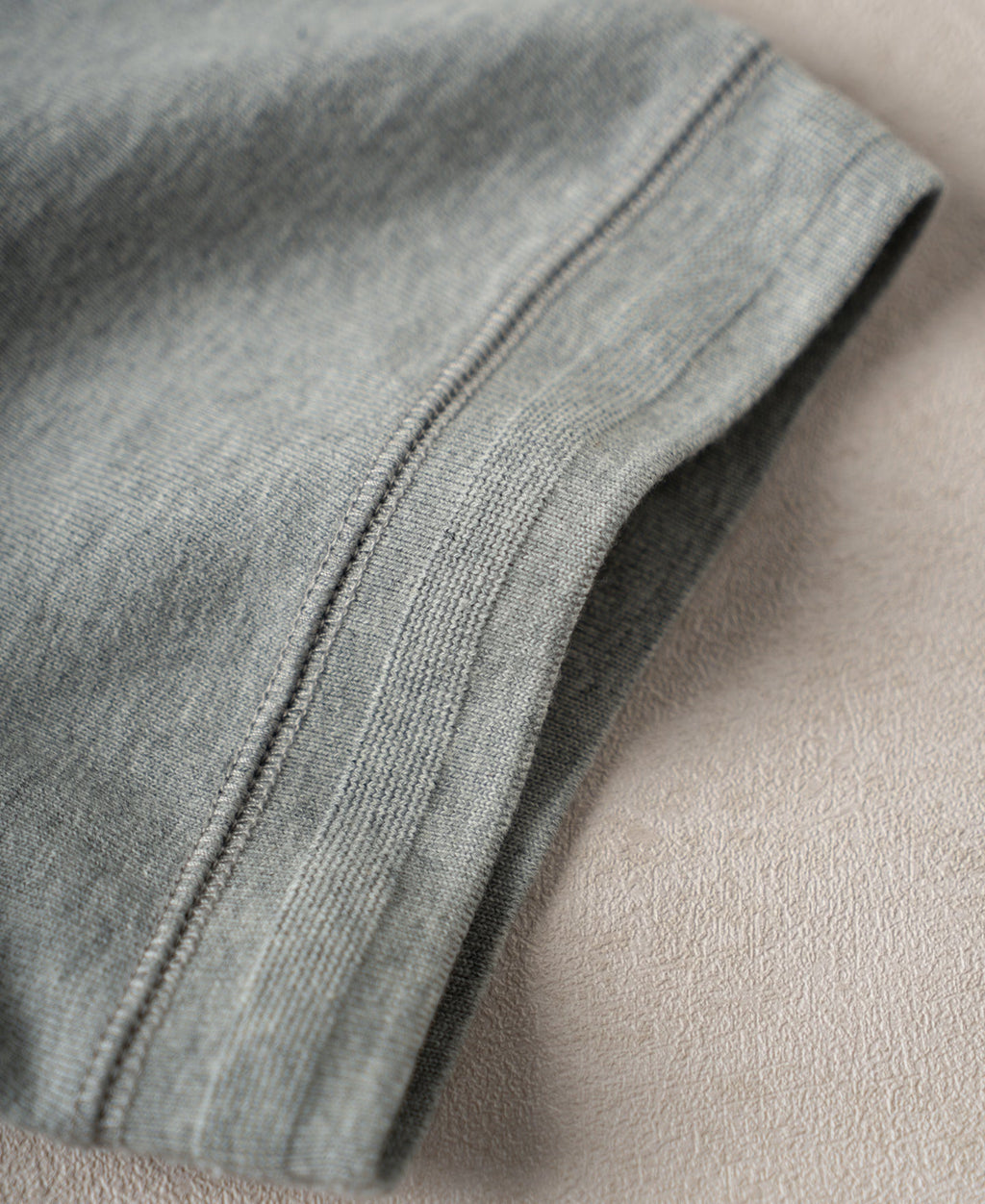Heavyweight Cotton Tubular Short-Sleeve Henley Shirt