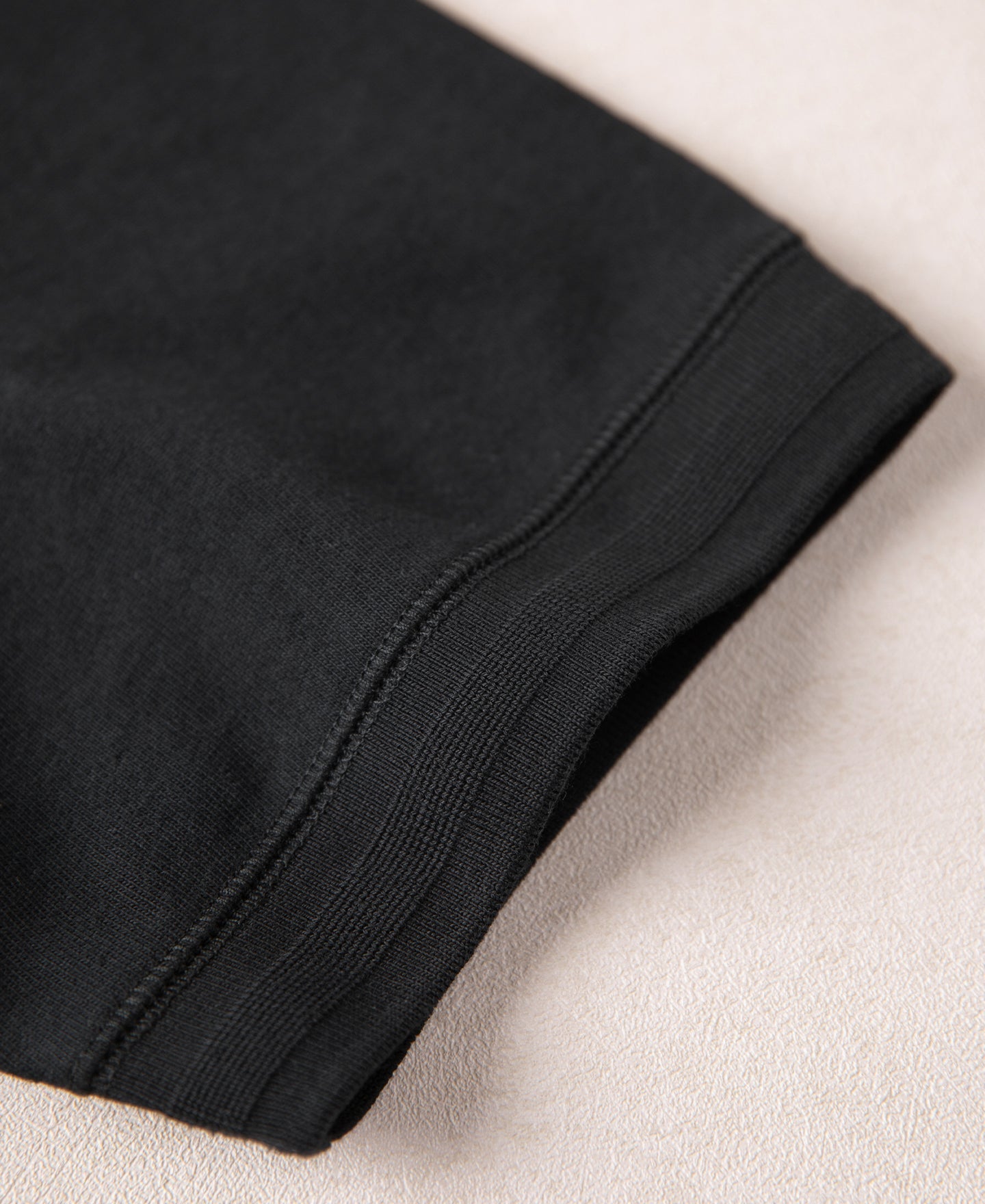 Heavyweight Cotton Tubular Short-Sleeve Henley Shirt