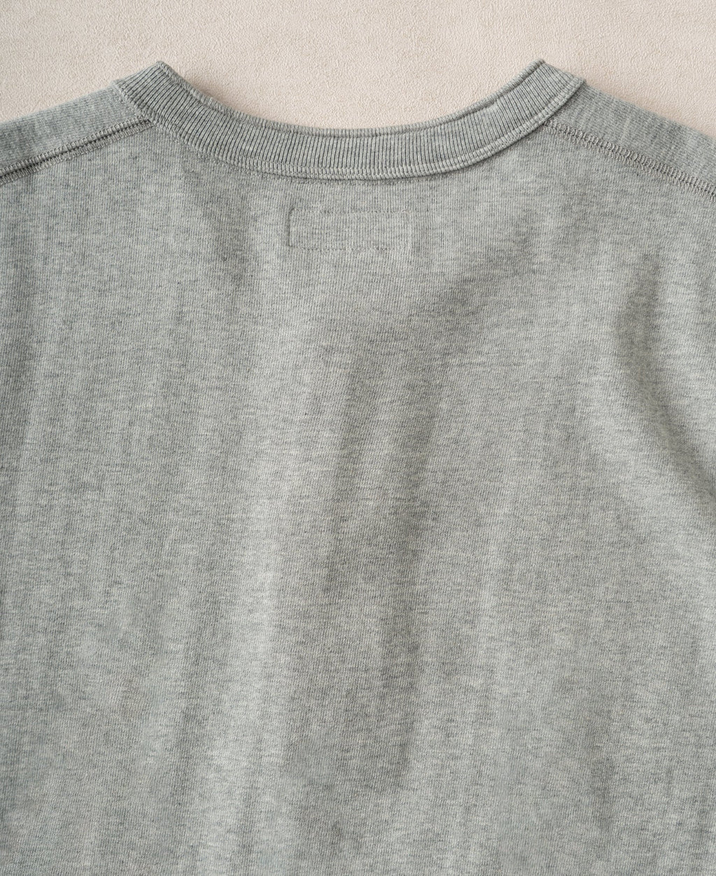 Heavyweight Cotton Tubular Short-Sleeve Henley Shirt