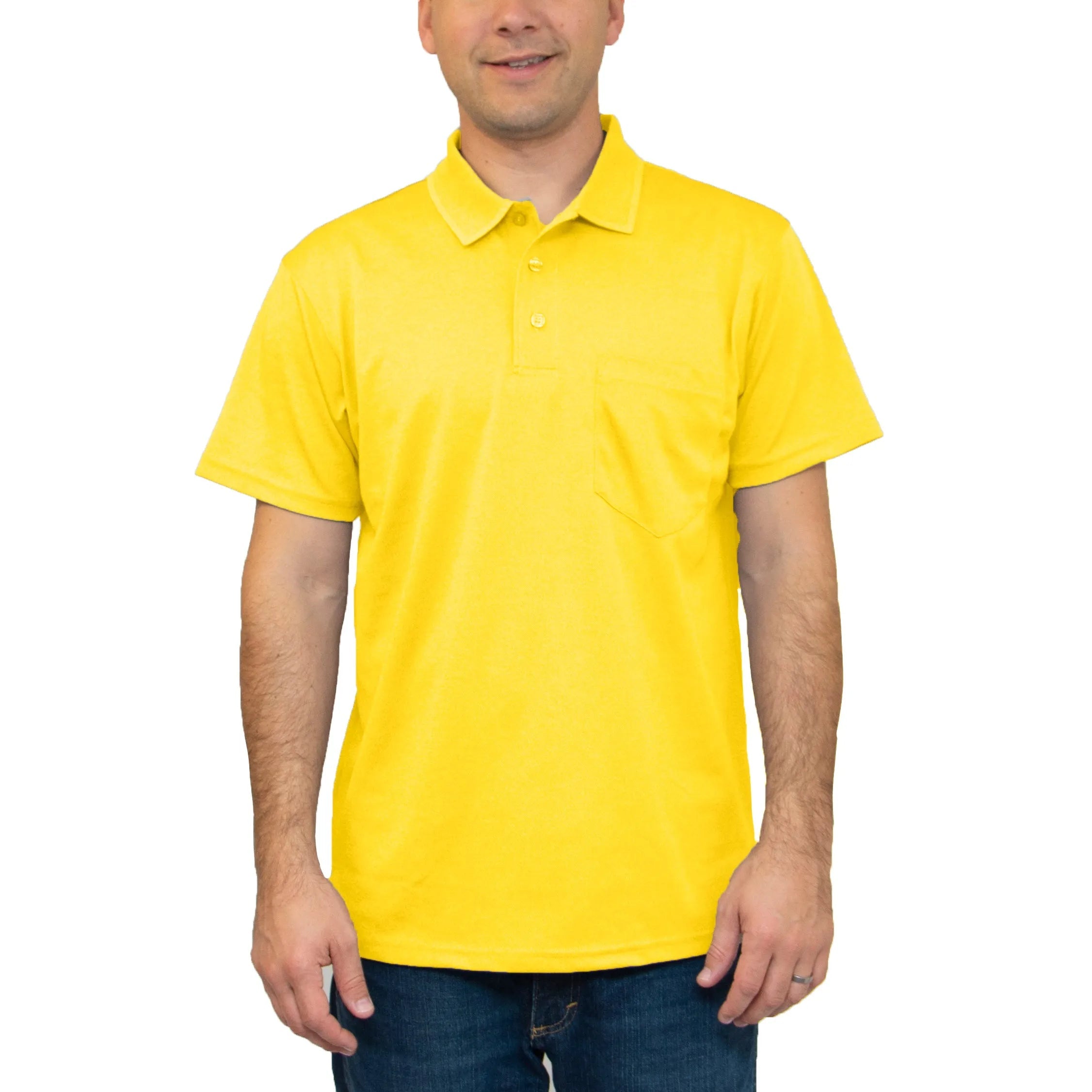 All American Clothing Co. - Aqua Dry Polo with Pocket