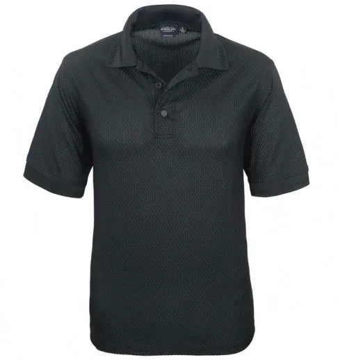 Men’s Basket Weave Polo Shirt