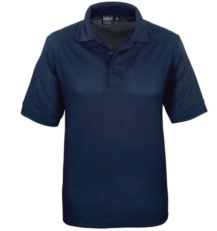 Men’s Basket Weave Polo Shirt