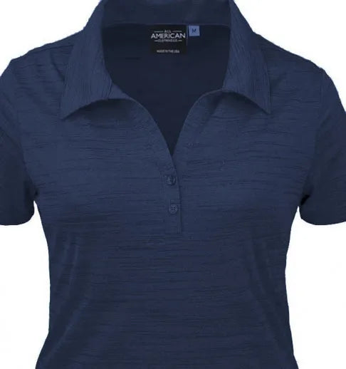 Women’s Tiger Stripe Jersey Polo Shirt