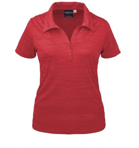 Women’s Tiger Stripe Jersey Polo Shirt
