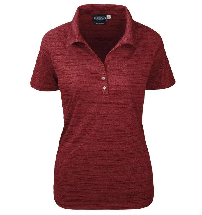 Women’s Tiger Stripe Jersey Polo Shirt