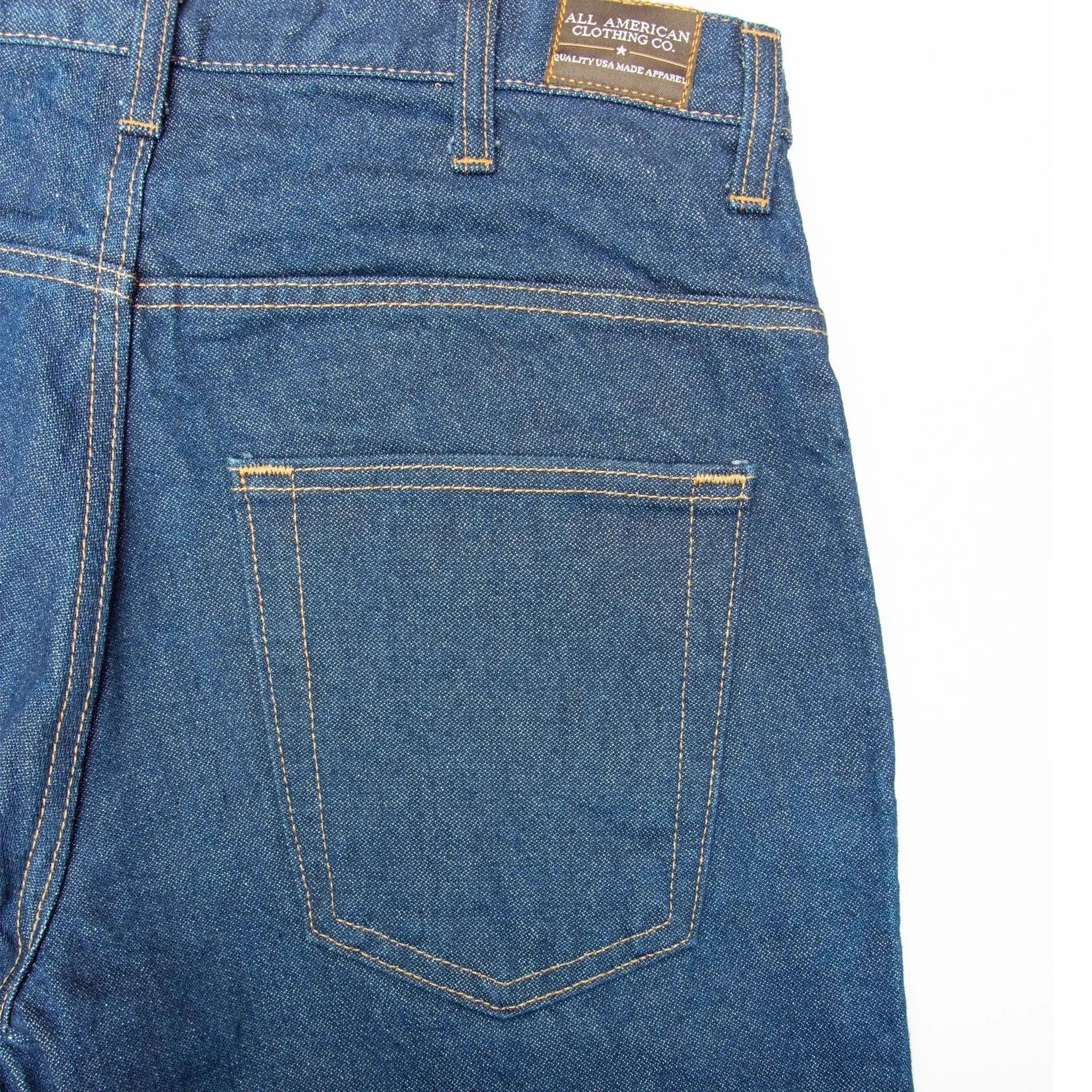 Discontinued Sizes - AA701D - Men's Boot Cut Jean with Gusset - Dark Stonewash