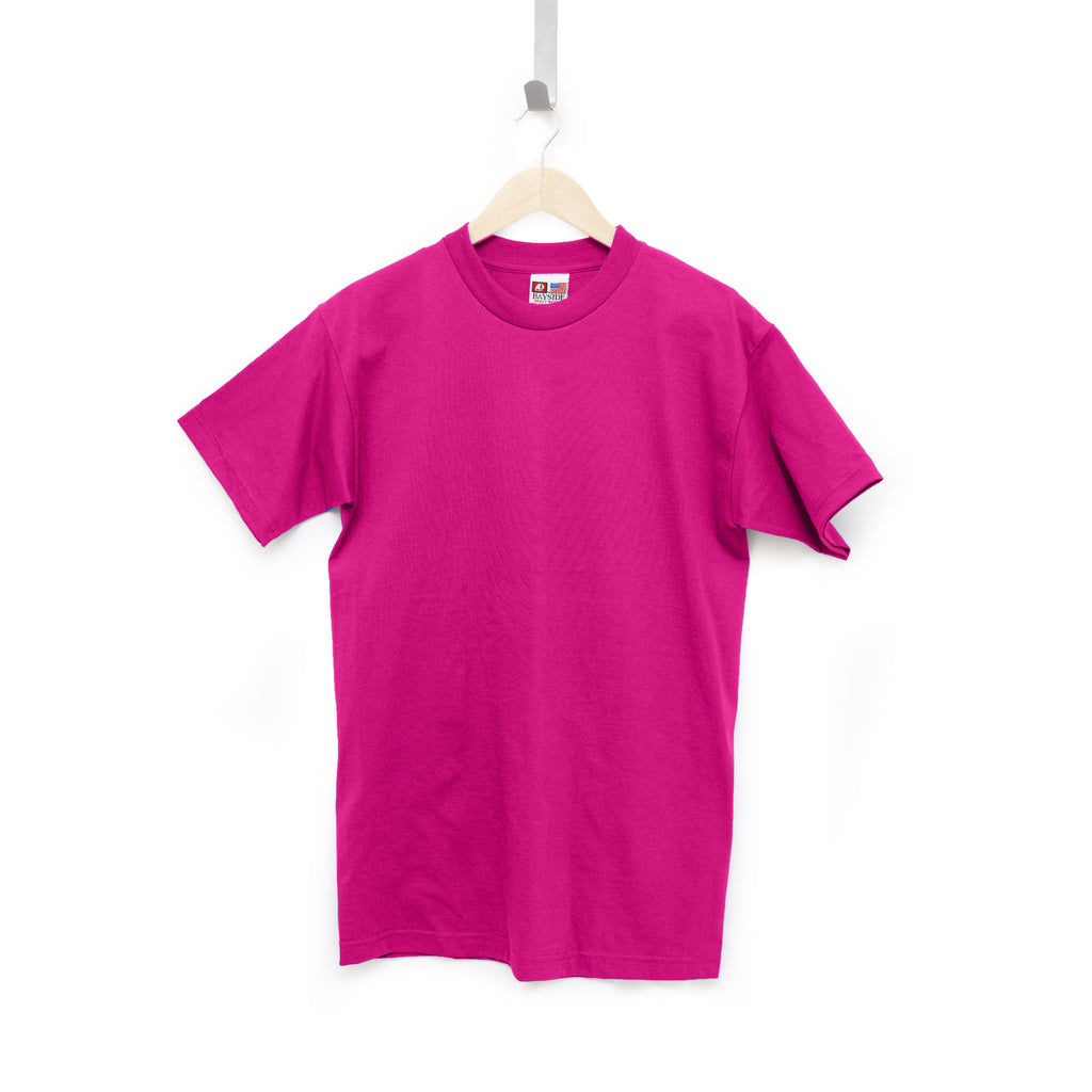 Bold Colored Heavyweight 100% Cotton T-Shirt - Made in USA