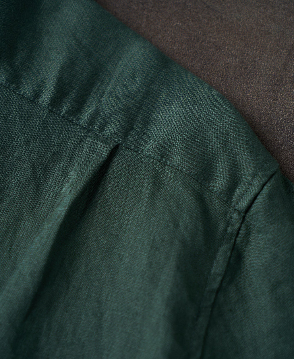 1950s Italian Collar Linen Shirt