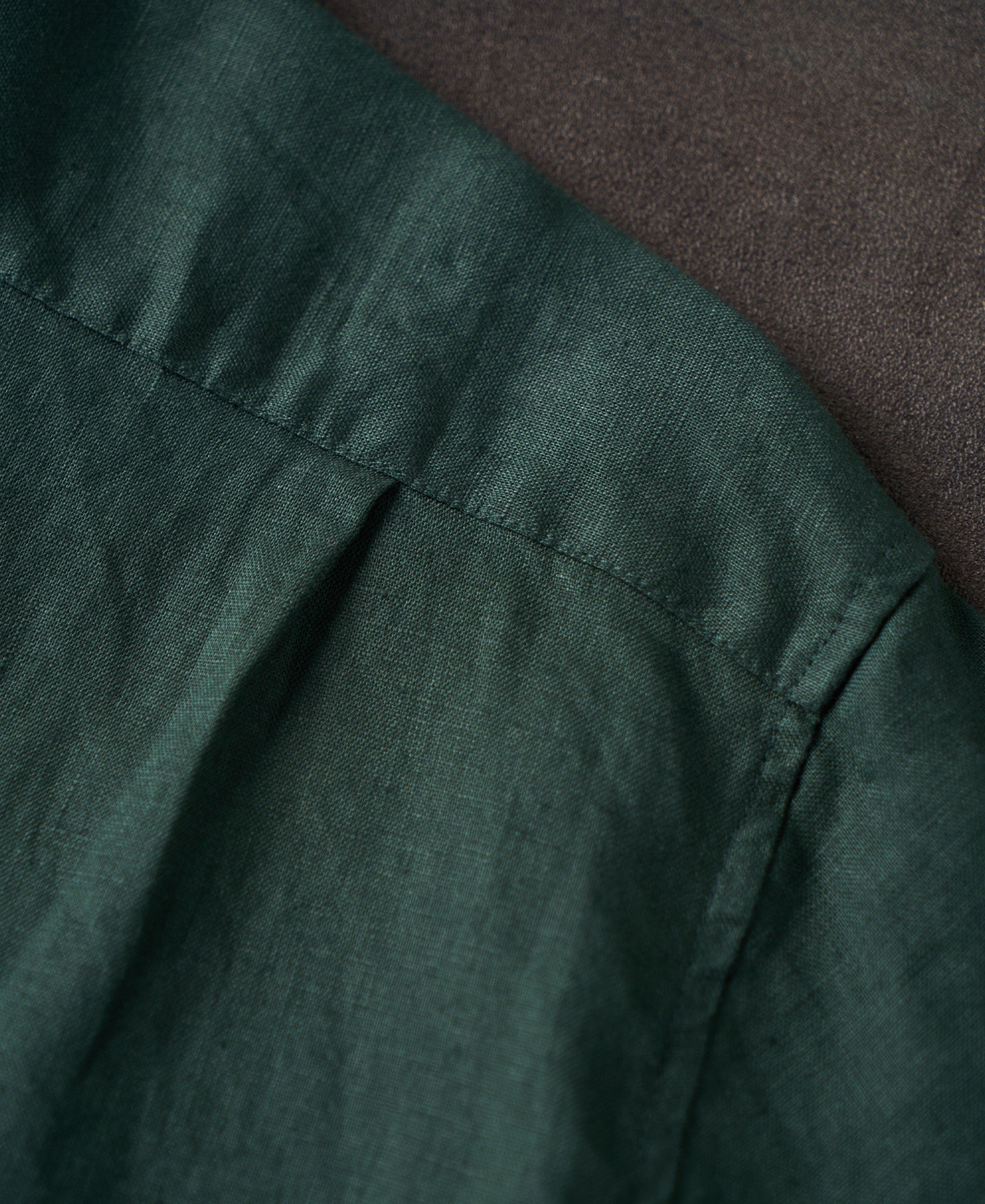 1950s Italian Collar Linen Shirt