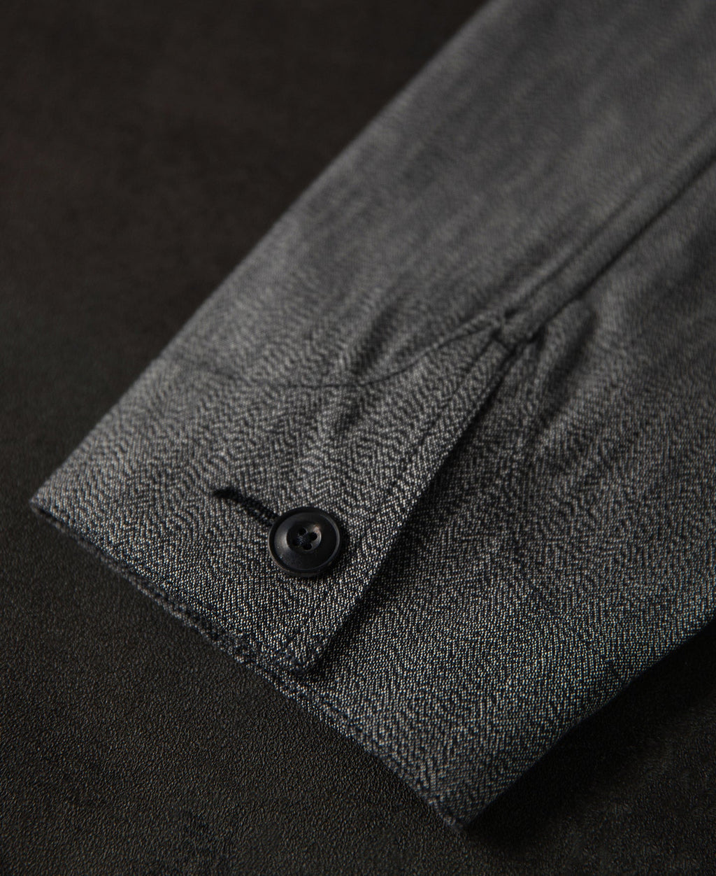 Black Chambray Work Jacket