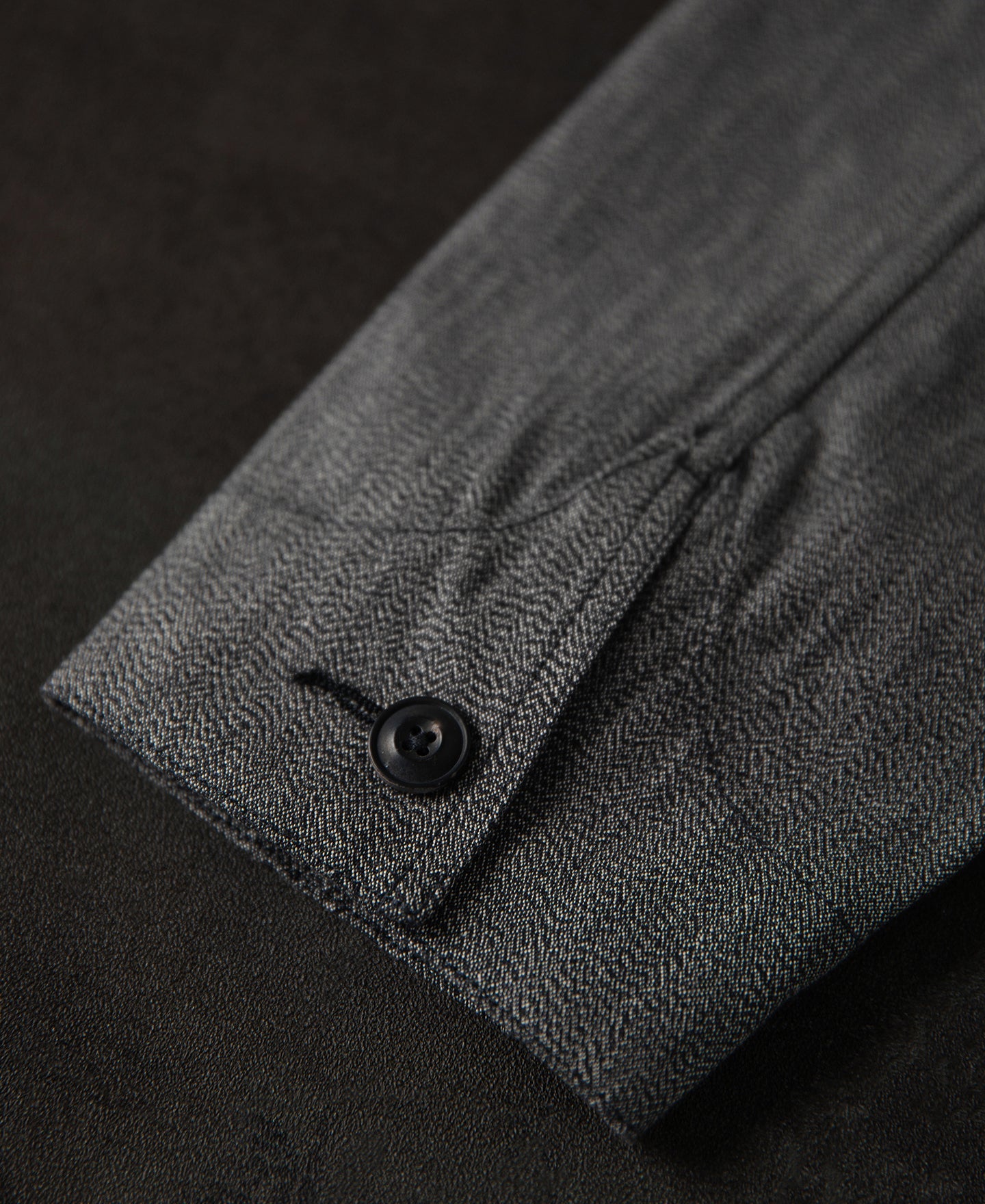 Black Chambray Work Jacket