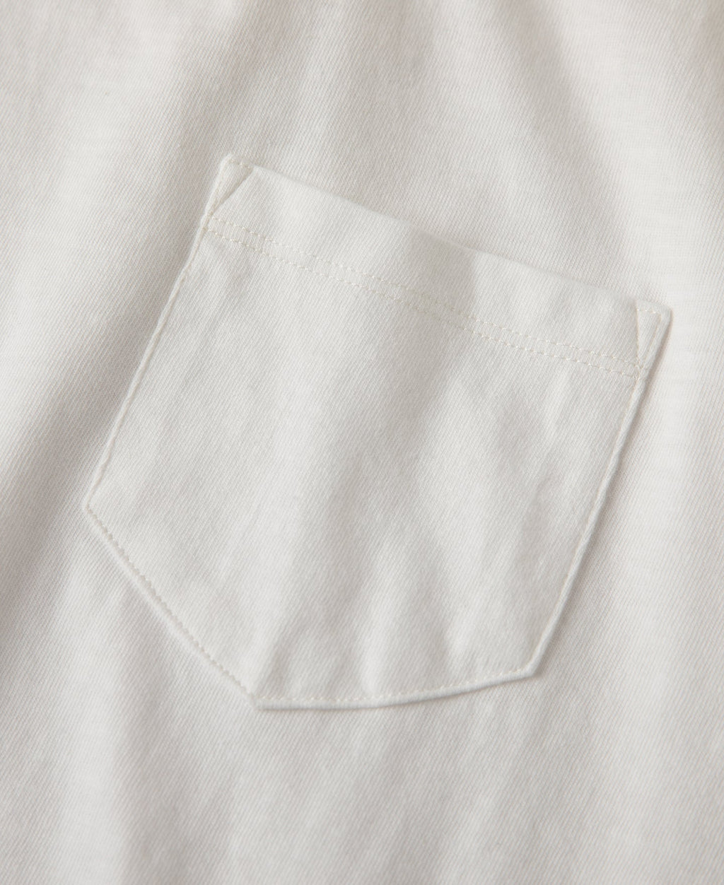 Classic Fit Loopwheel Slub Cotton Pocket T-Shirt