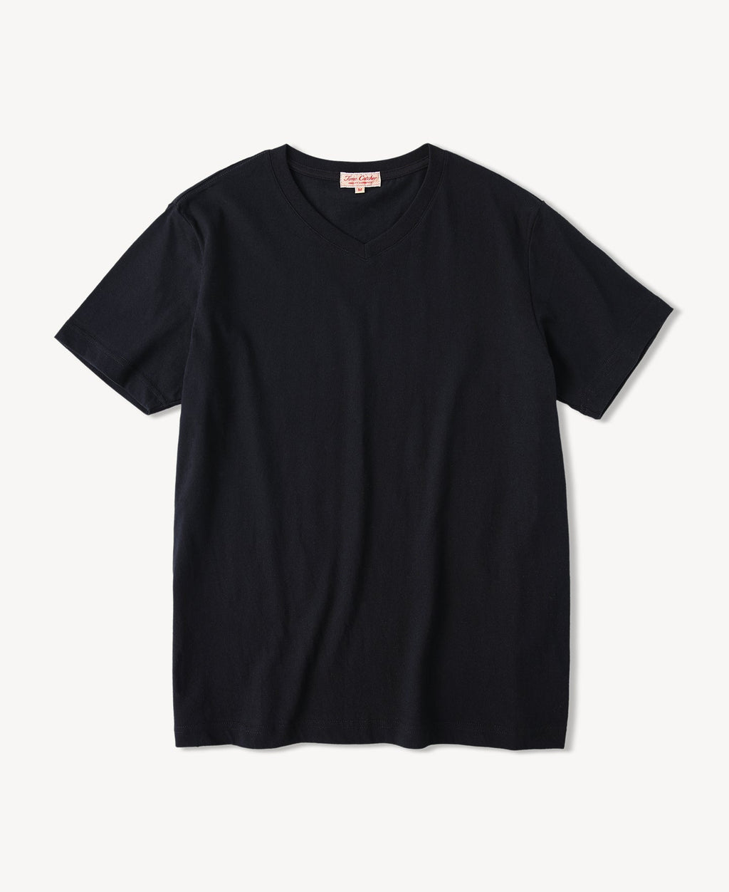 Classic Fit V-Neck Tubular Cotton T-Shirt