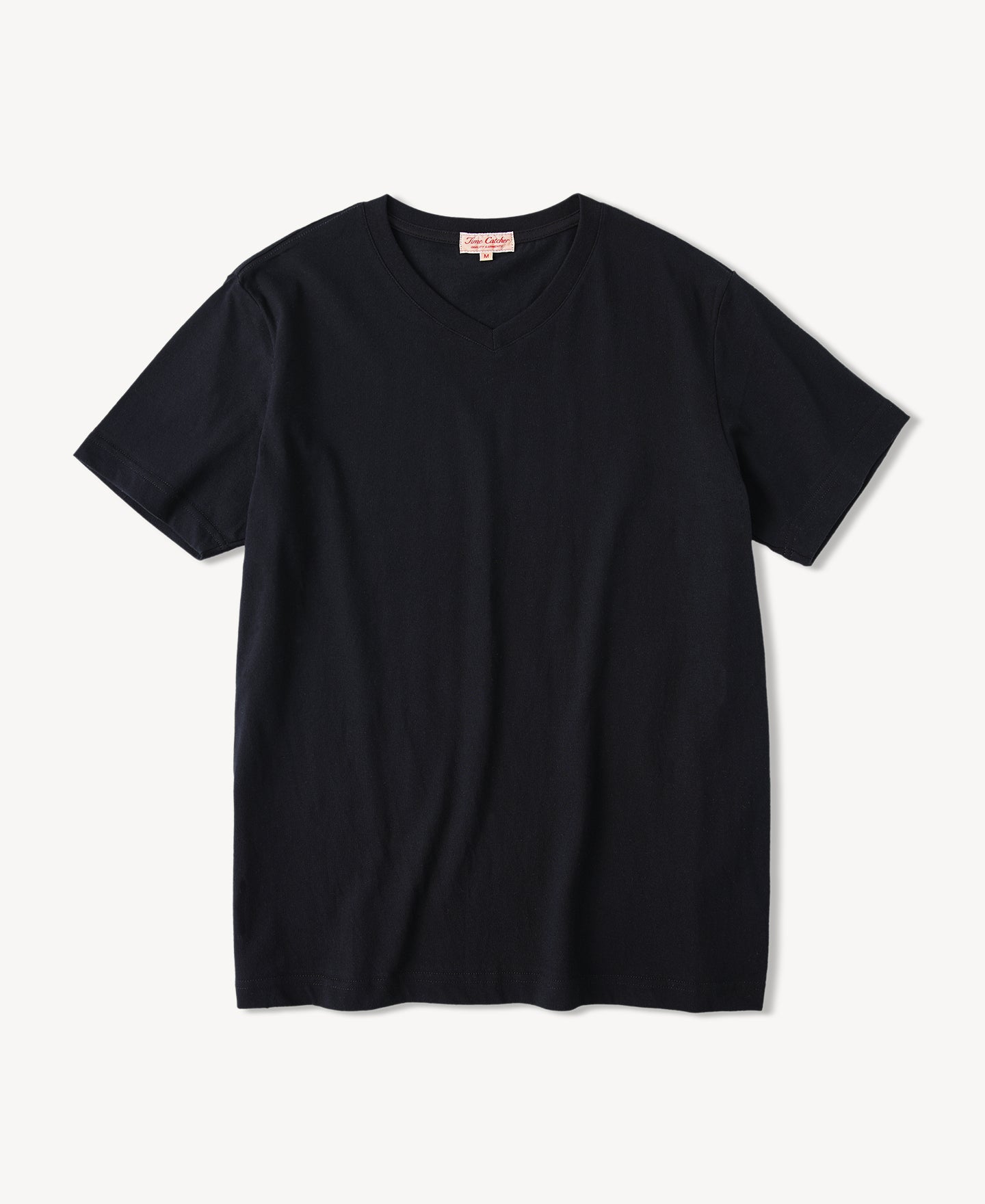 Classic Fit V-Neck Tubular Cotton T-Shirt