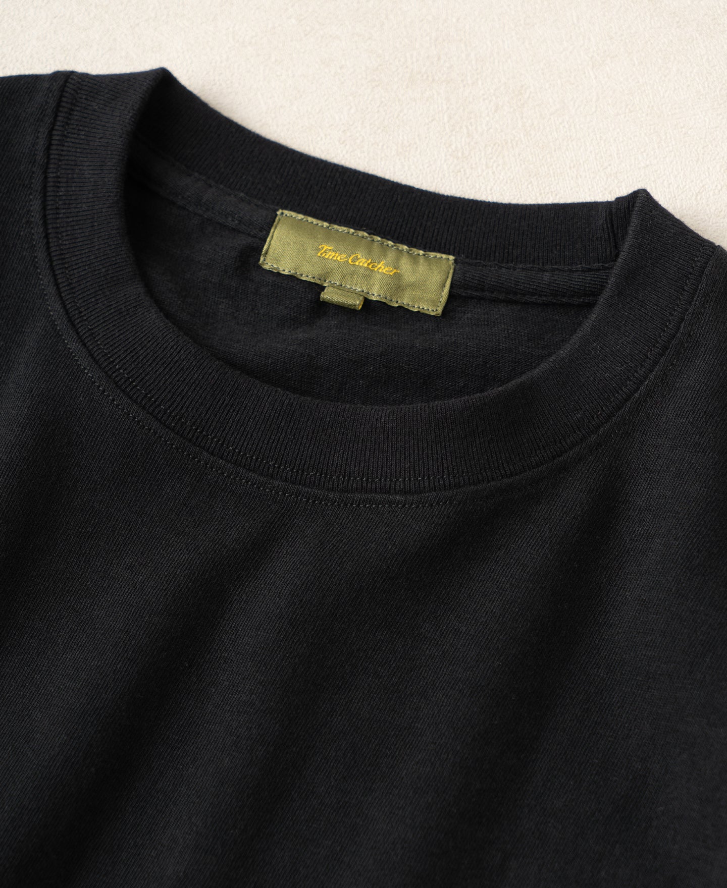 Classic Fit Loopwheel Slub Cotton T-Shirt