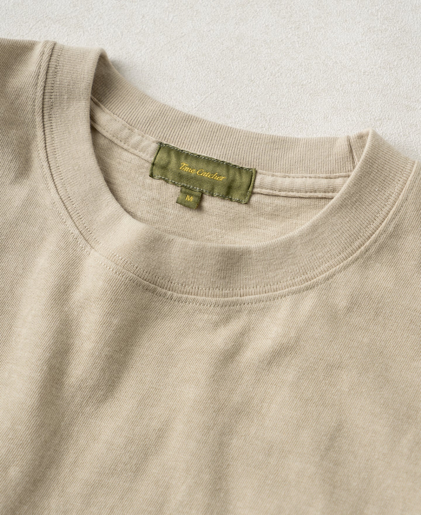 Classic Fit Loopwheel Slub Cotton T-Shirt