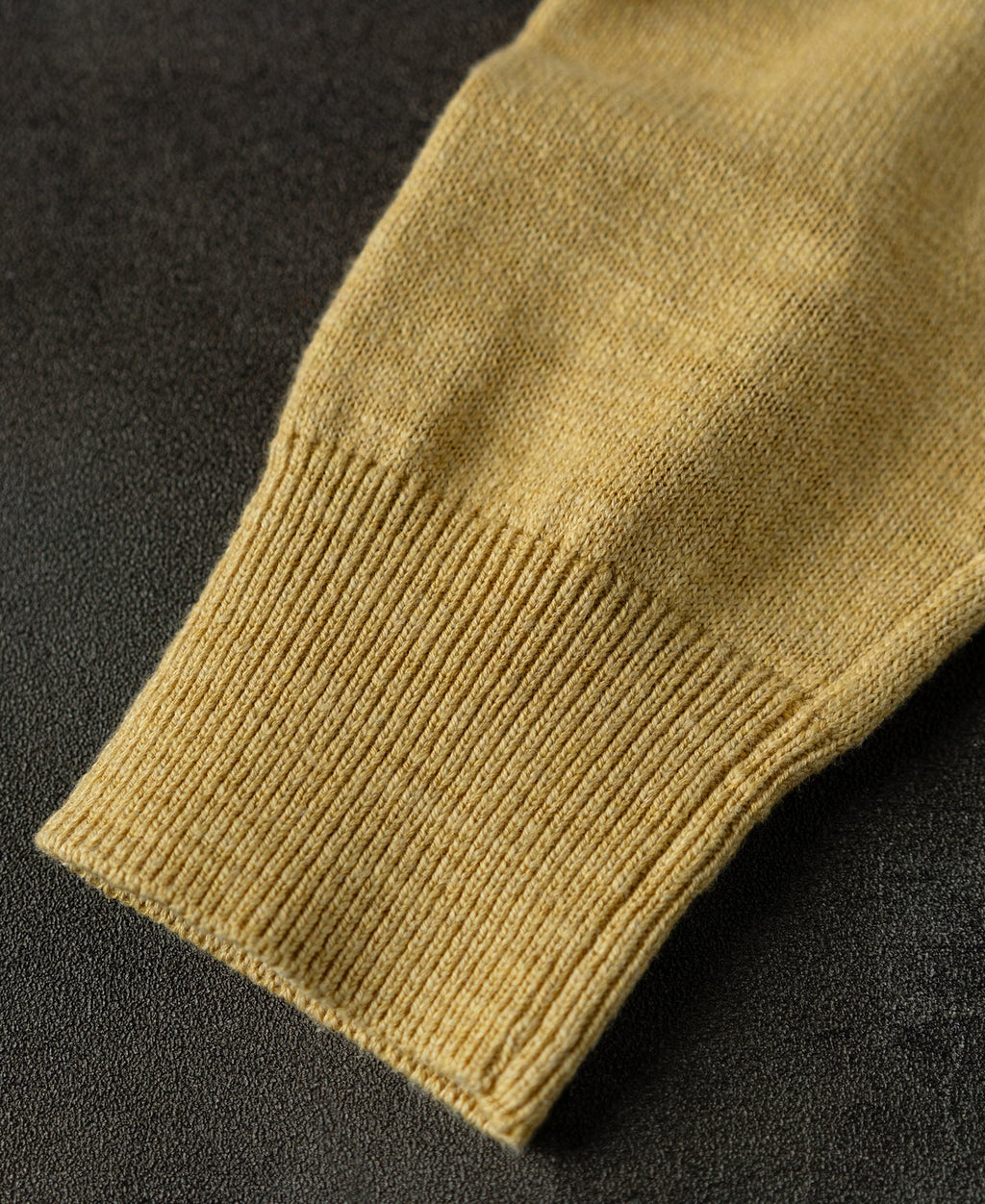 Slub Cotton Long Sleeve Knit Polo