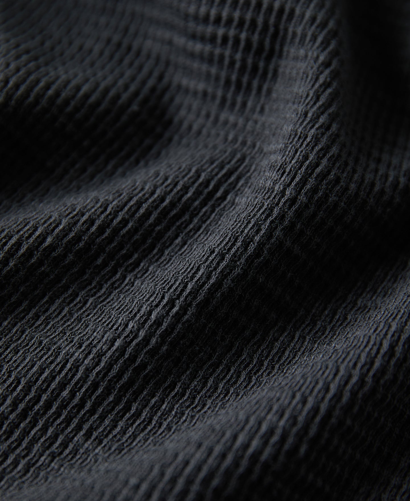 Honeycomb Waffle Knit Henley T-shirt