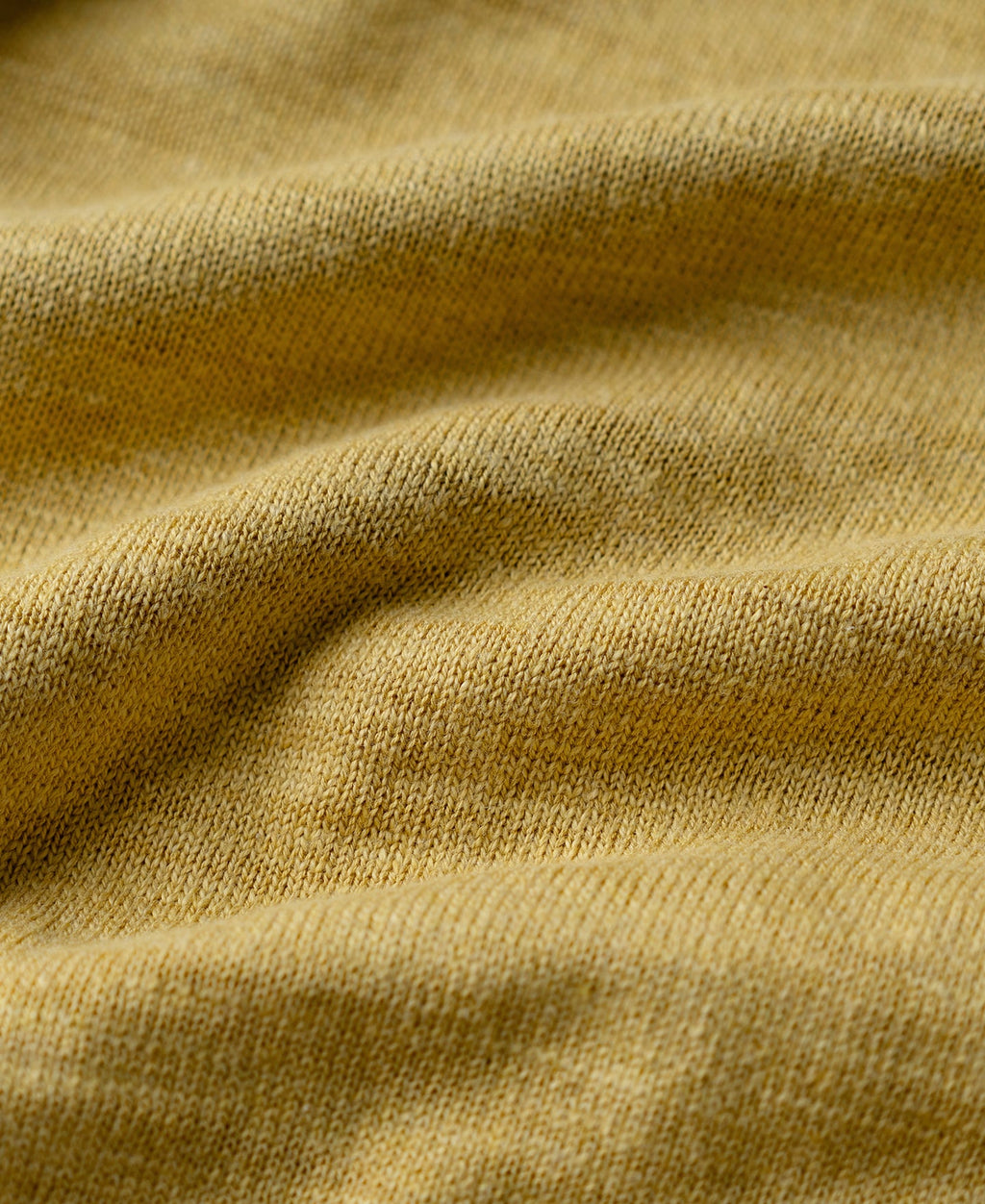 Slub Cotton Long Sleeve Knit Polo