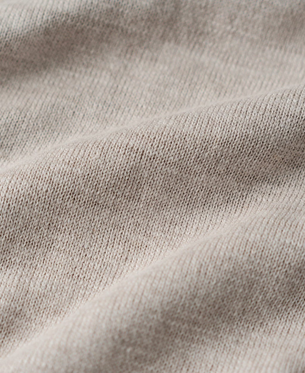Slub Cotton Long Sleeve Knit Polo