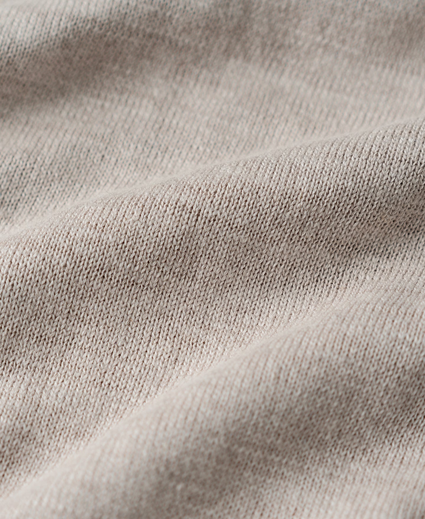 Slub Cotton Long Sleeve Knit Polo
