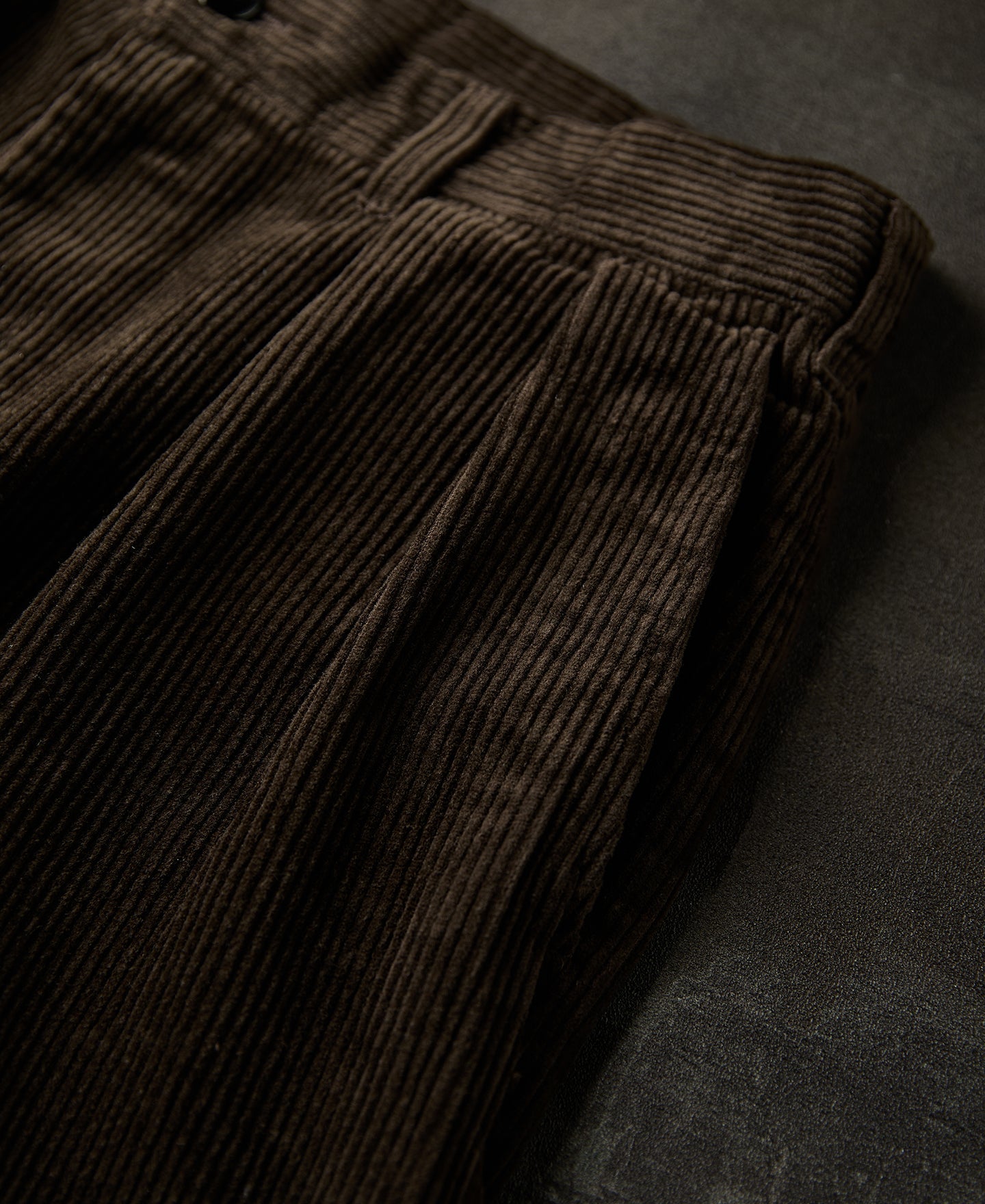 1960s Double Pleated Corduroy Trousers