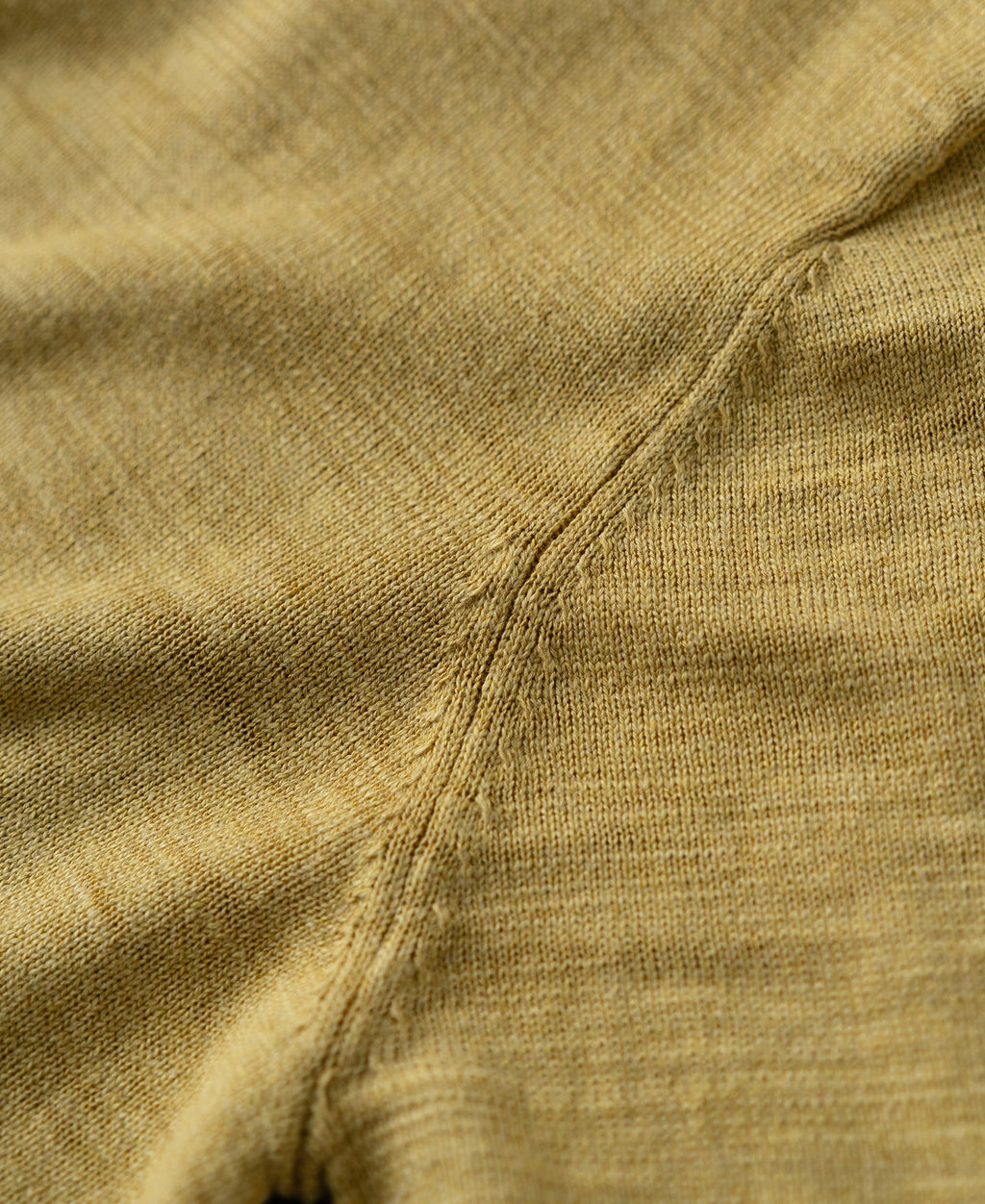 Slub Cotton Long Sleeve Knit Polo