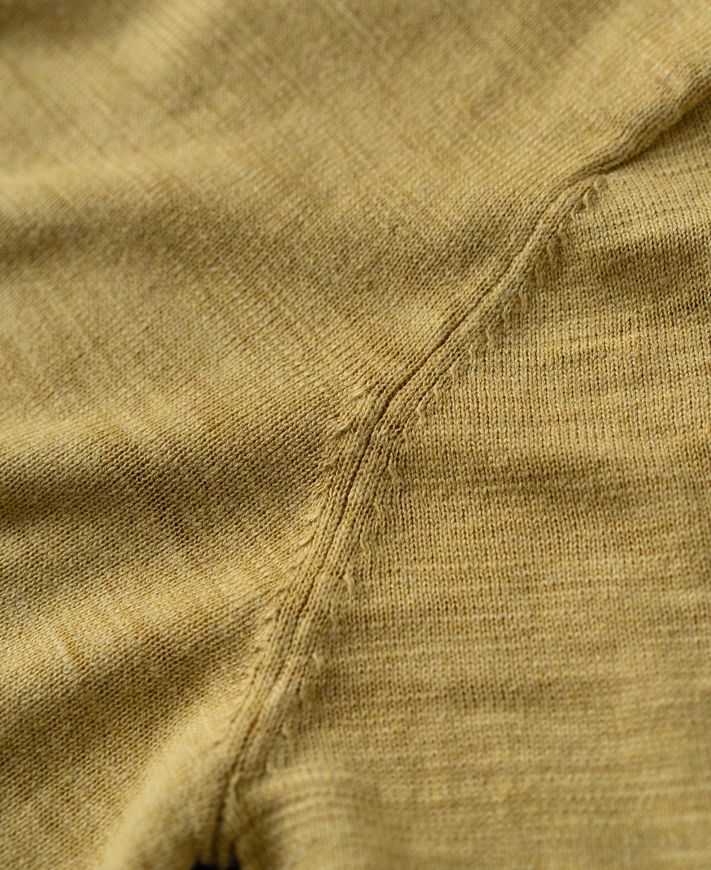 Slub Cotton Long Sleeve Knit Polo