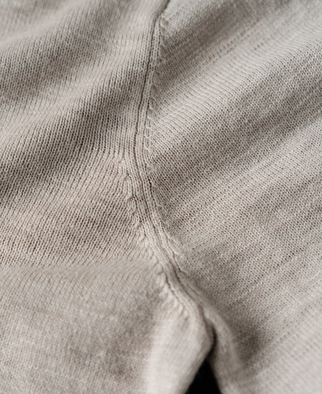 Slub Cotton Long Sleeve Knit Polo