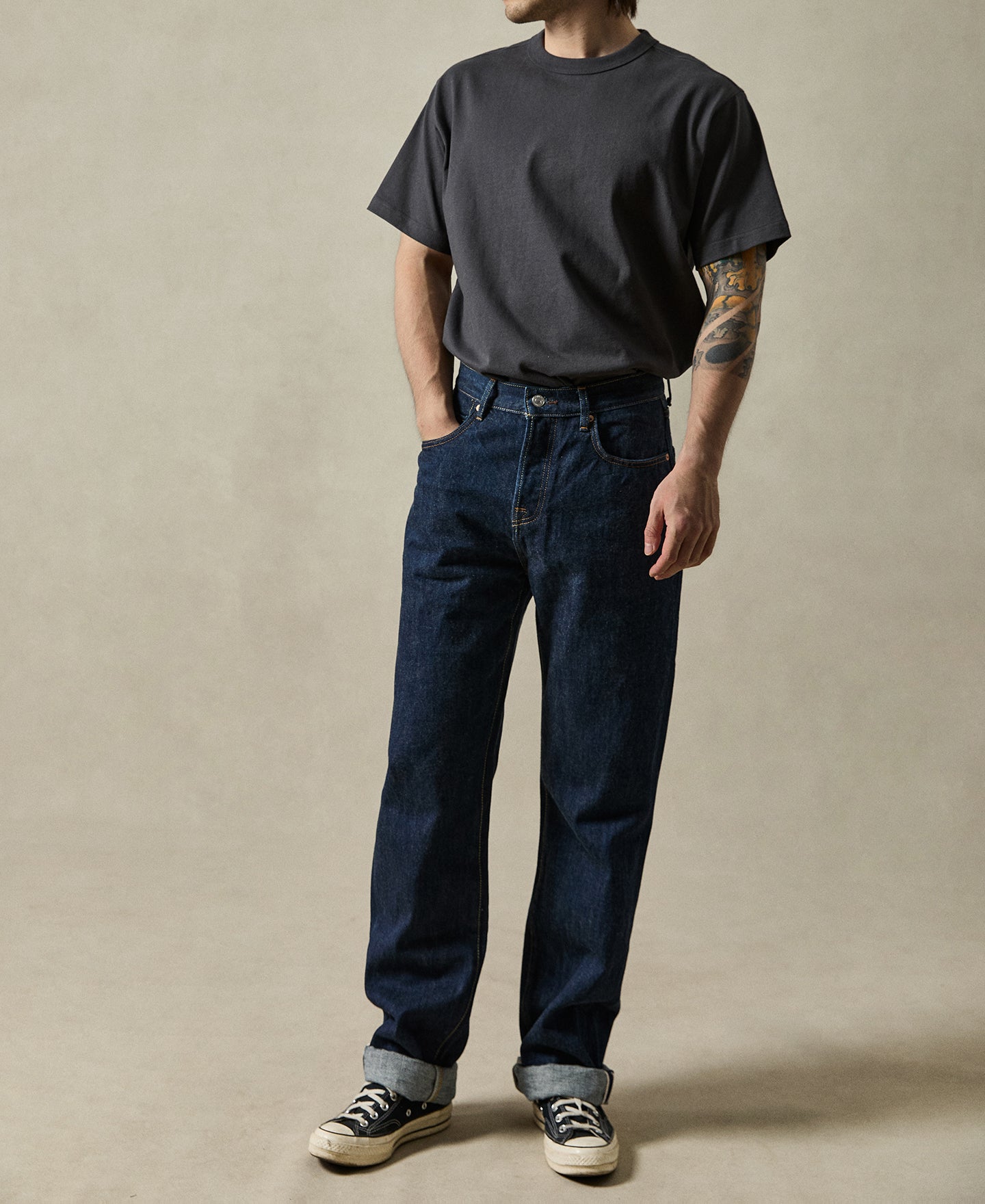 1990s Heavyweight Cotton Jersey Boxy T-Shirt
