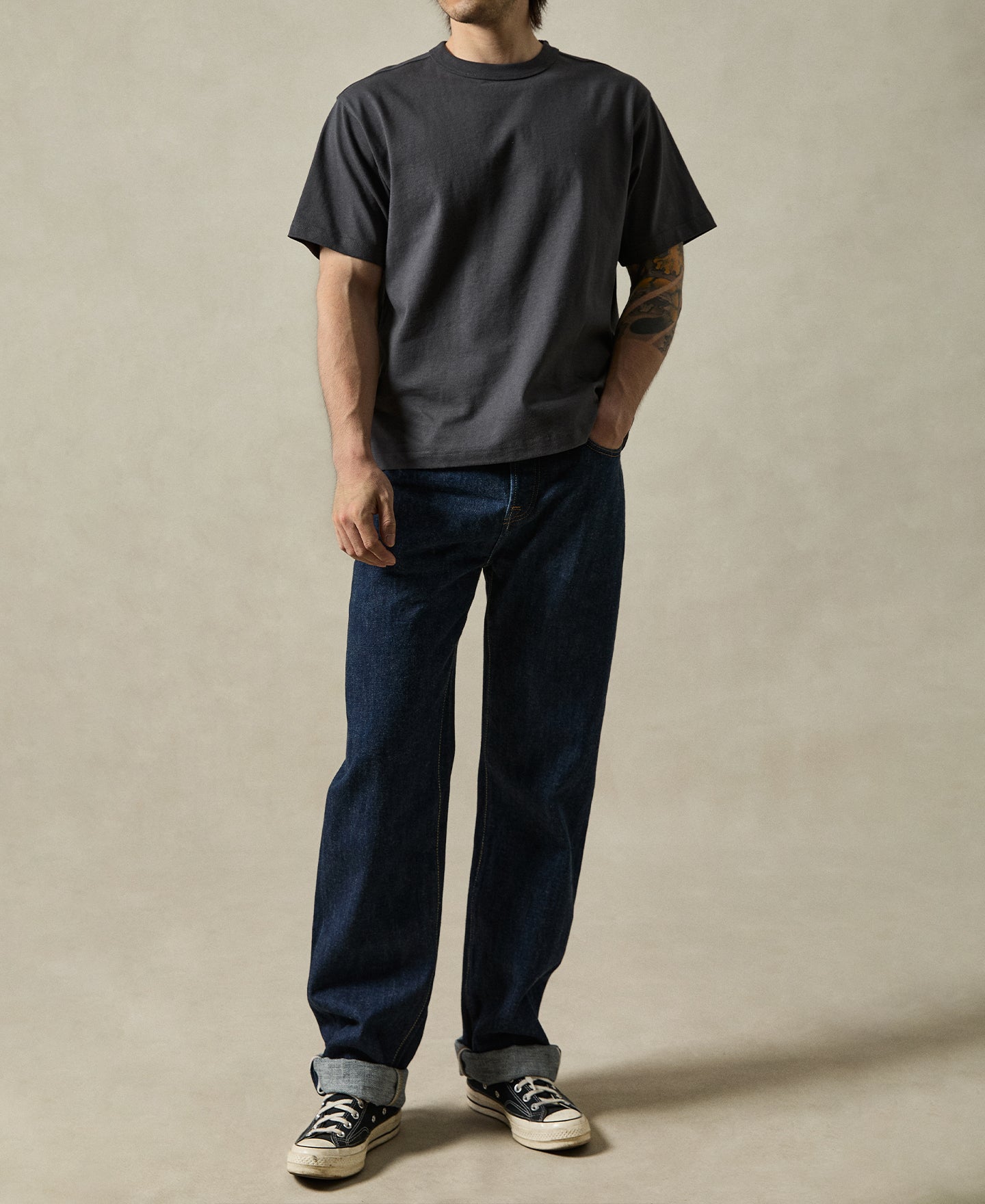 1990s Heavyweight Cotton Jersey Boxy T-Shirt