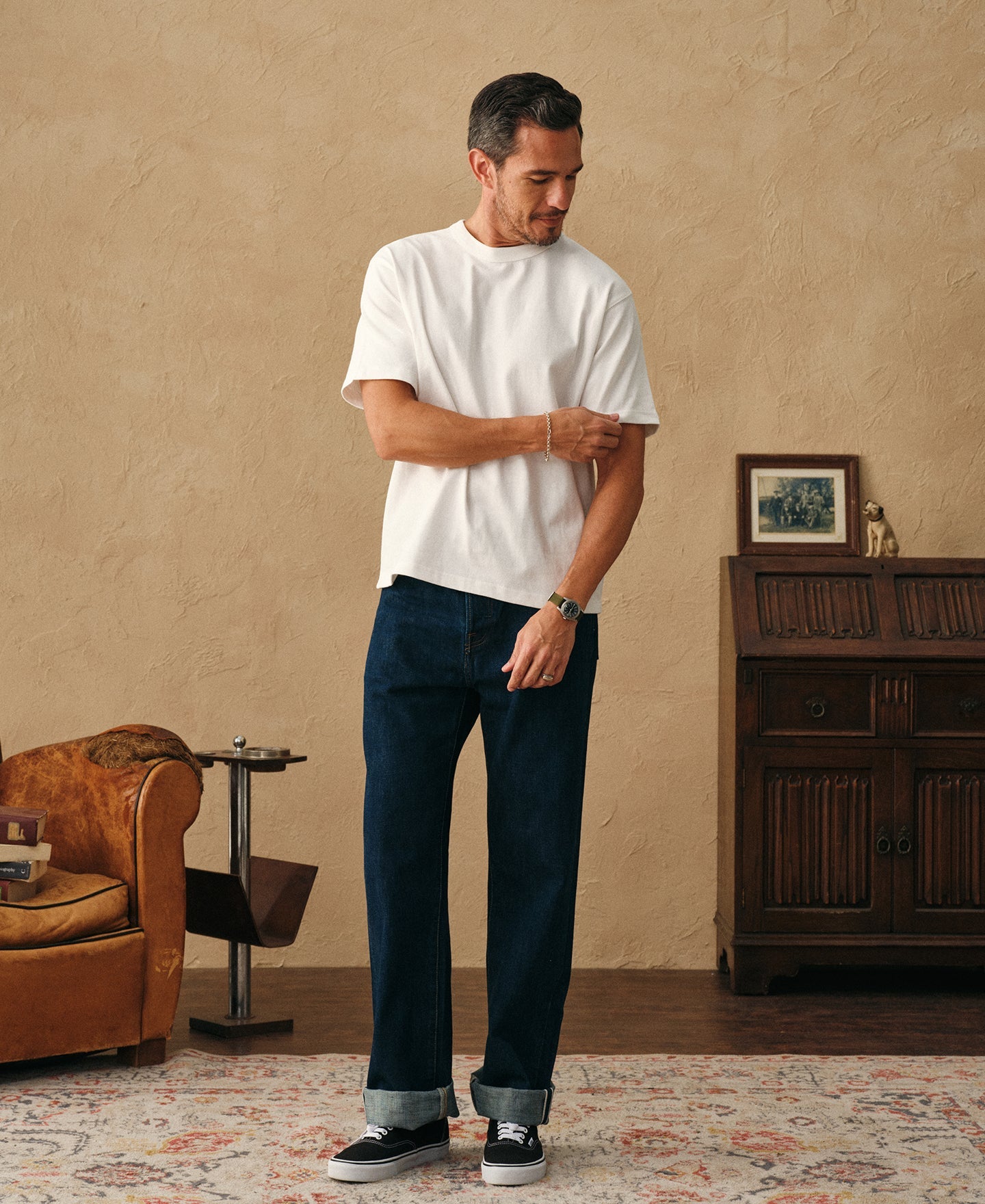 1990s Heavyweight Cotton Jersey Boxy T-Shirt