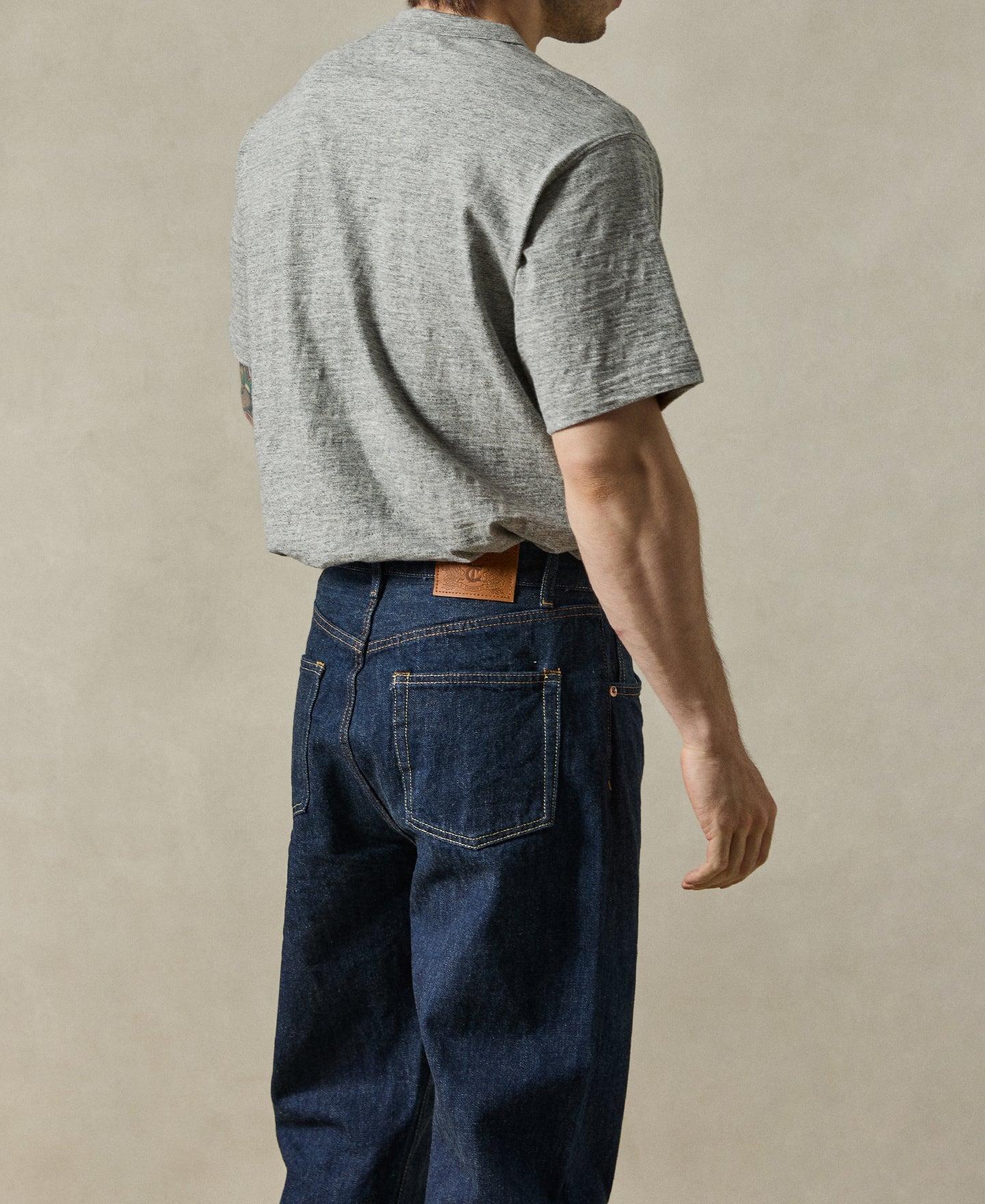 1990s Slub Cotton Jersey Boxy T-Shirt