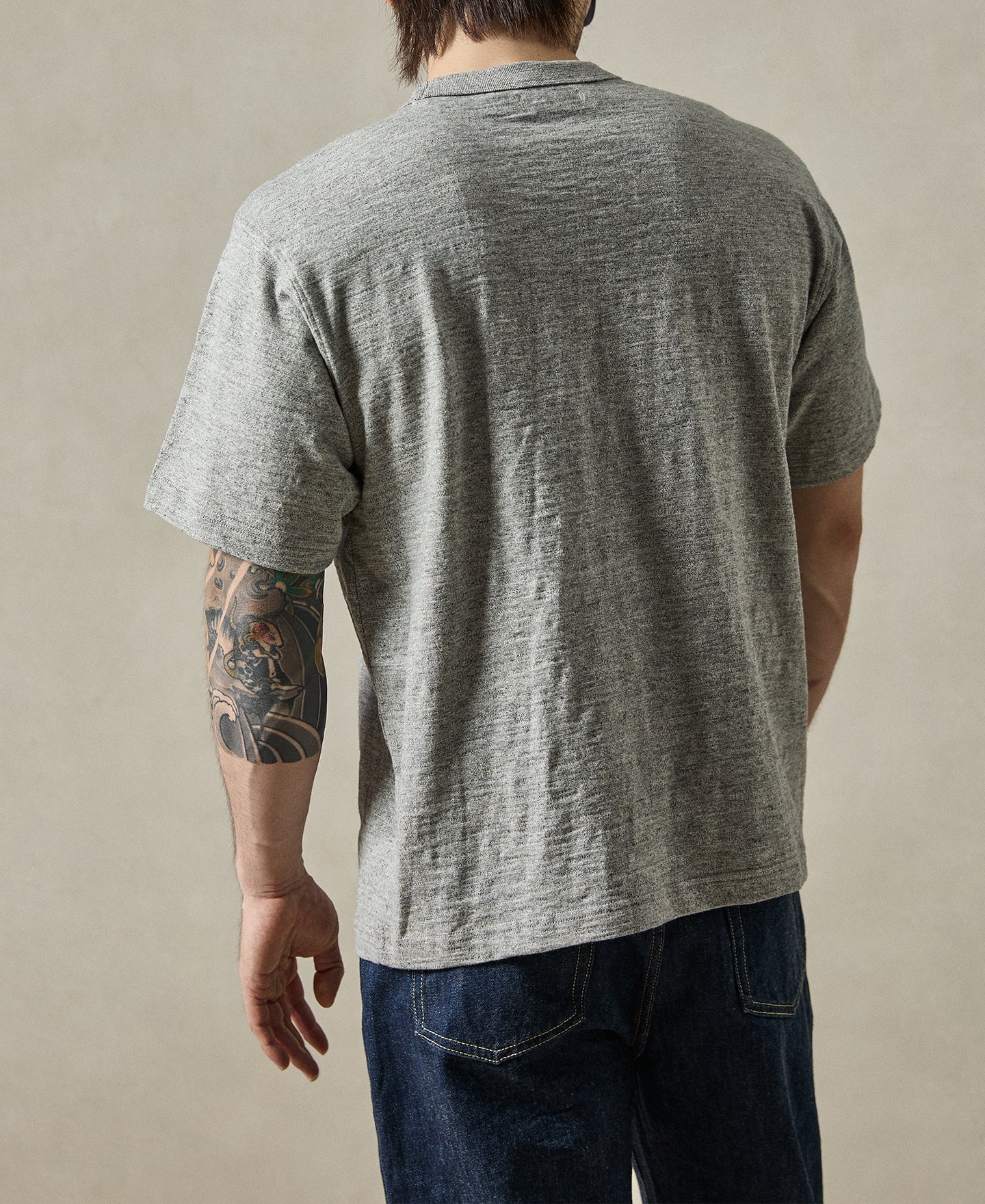 1990s Slub Cotton Jersey Boxy T-Shirt