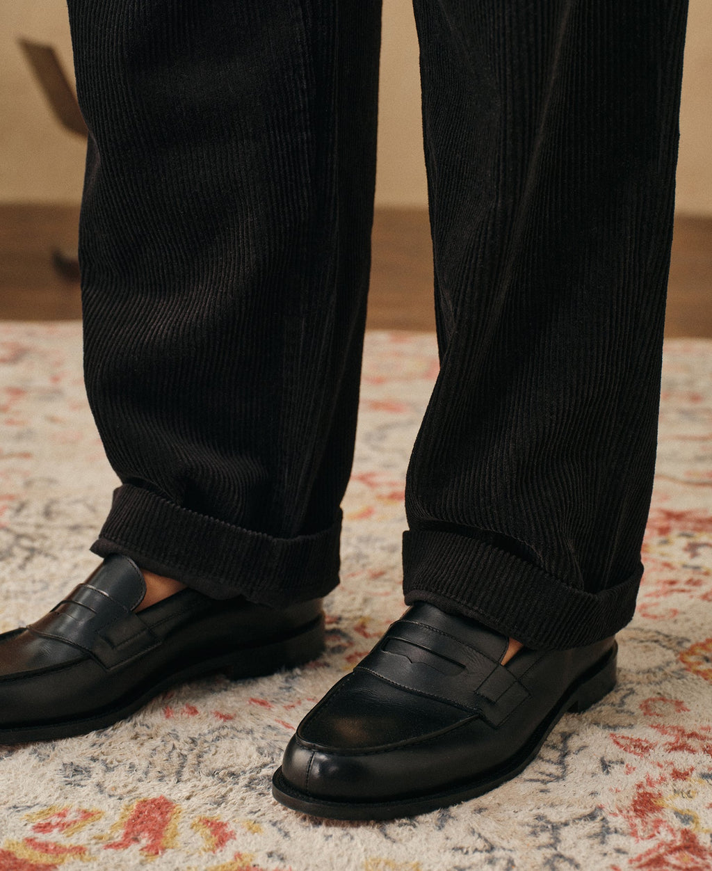 1960s Double Pleated Corduroy Trousers