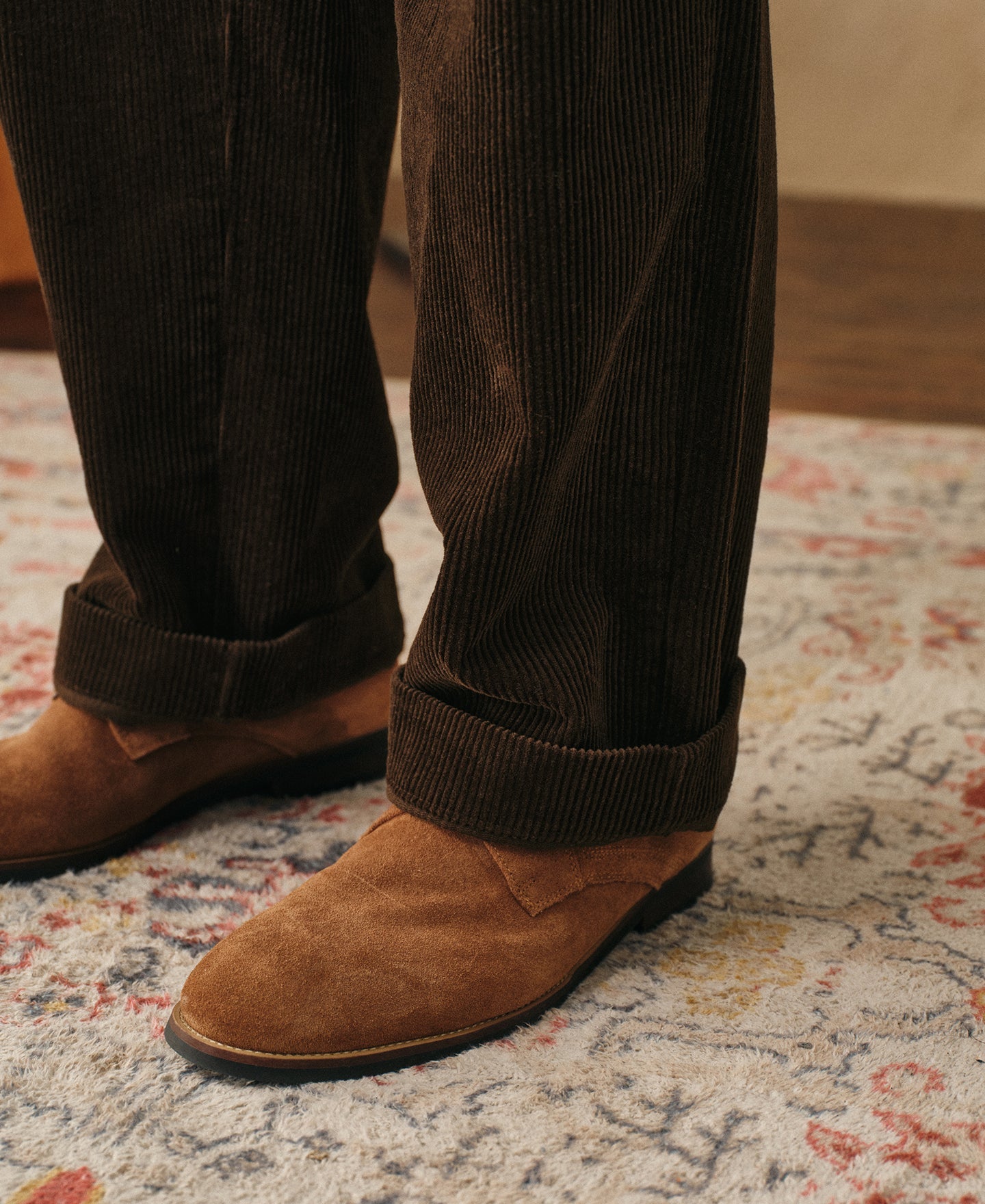 1960s Double Pleated Corduroy Trousers