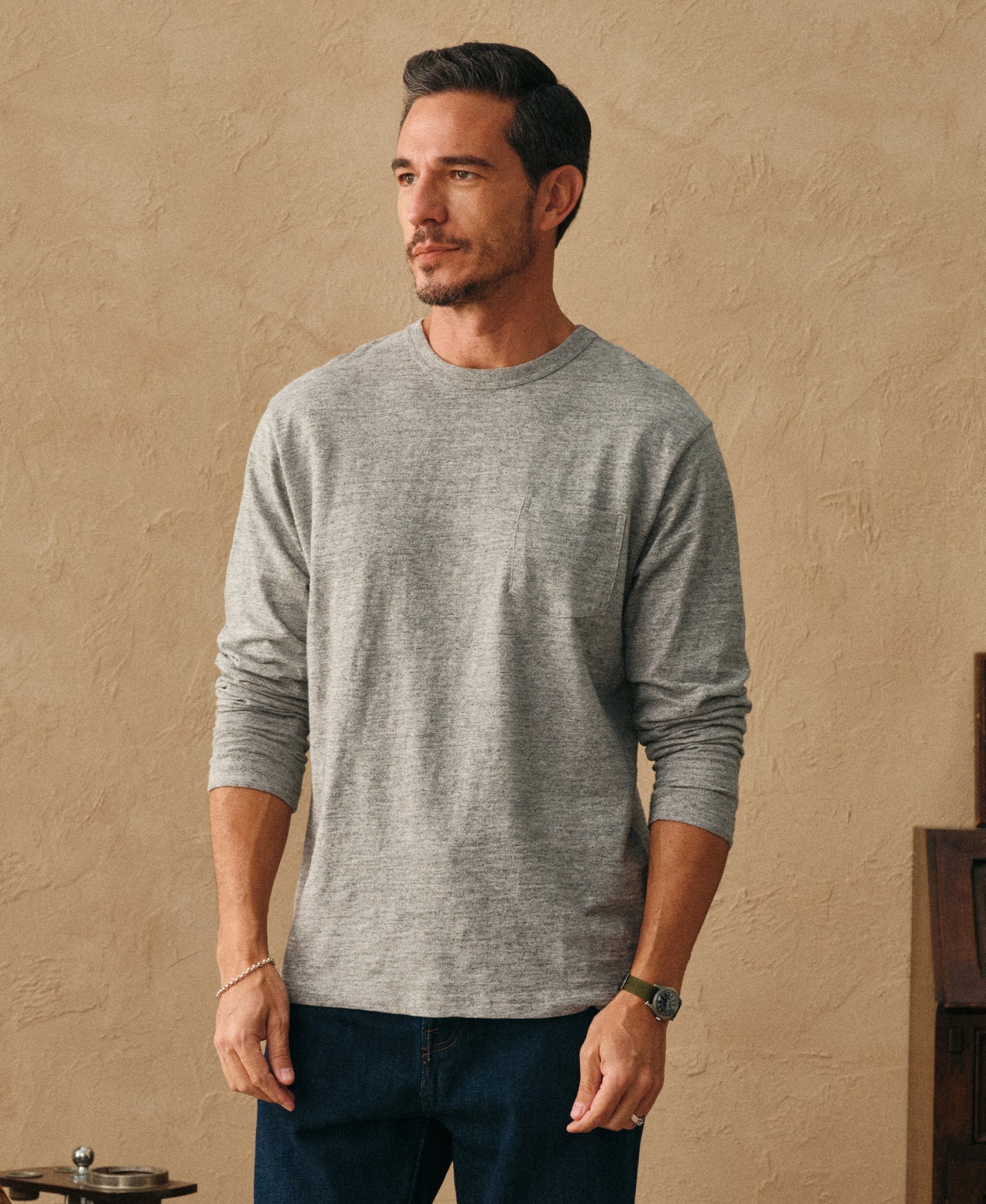 Cotton Jersey Pocket T-Shirt