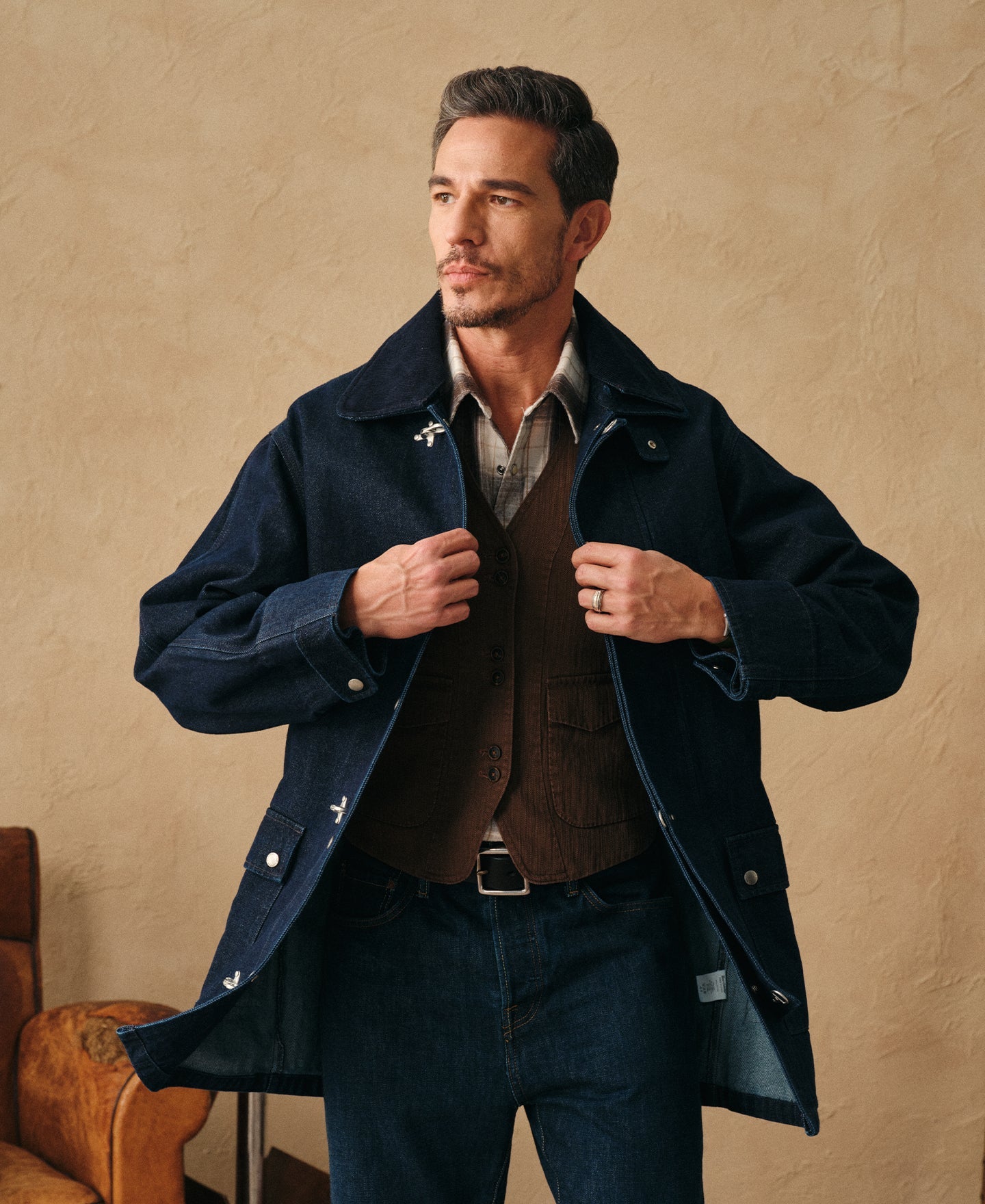 Denim Fireman's Jacket