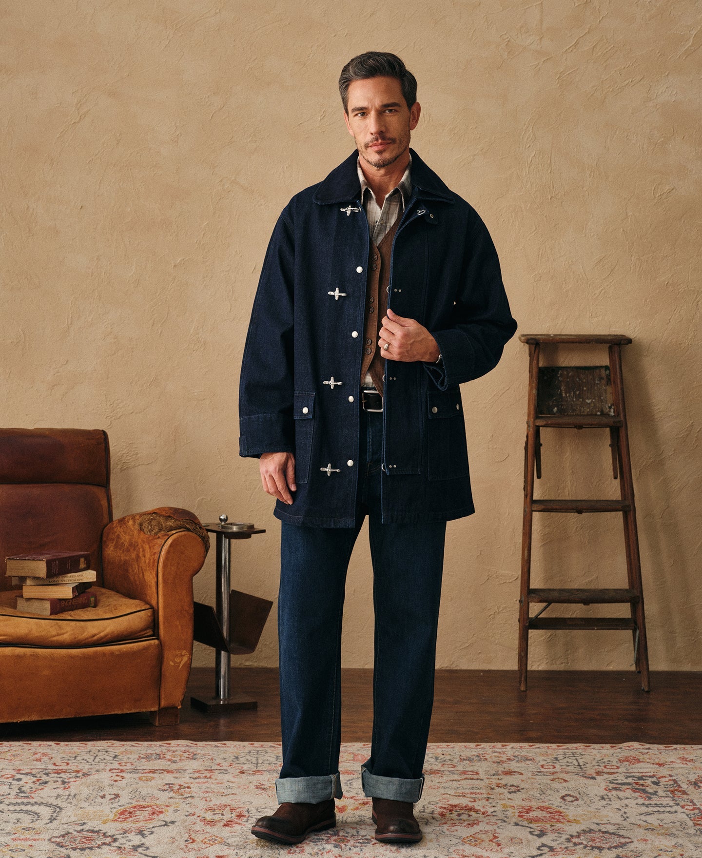 Denim Fireman's Jacket