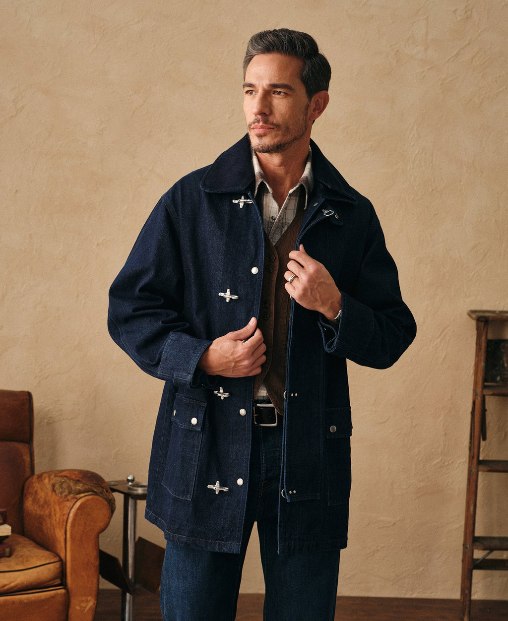 Denim Fireman's Jacket