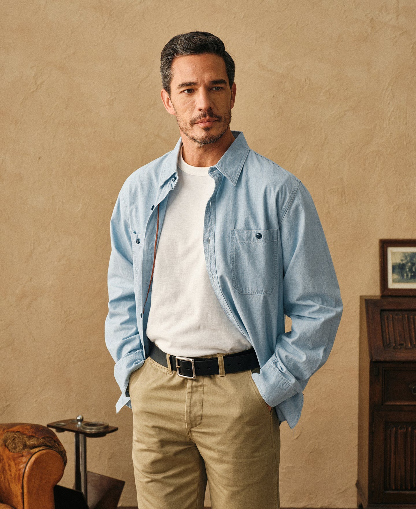 Military Wash Chambray Workshirt
