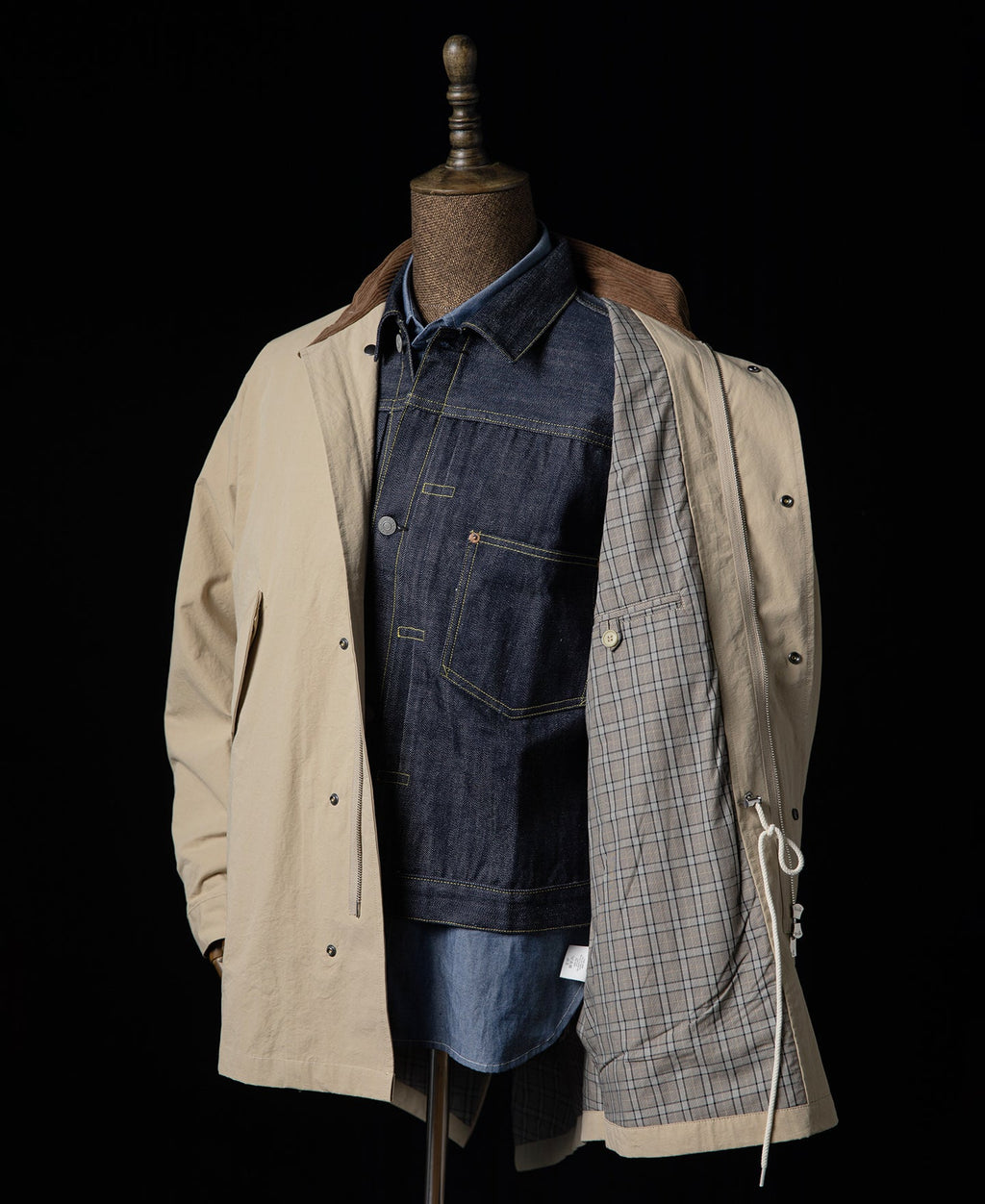 M-65 Salt Shrinkage Poplin Short Parka