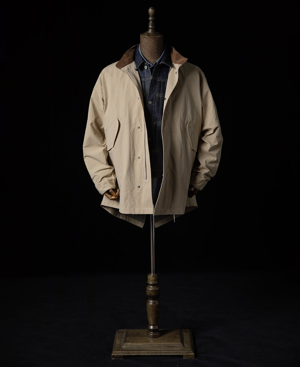 M-65 Salt Shrinkage Poplin Short Parka