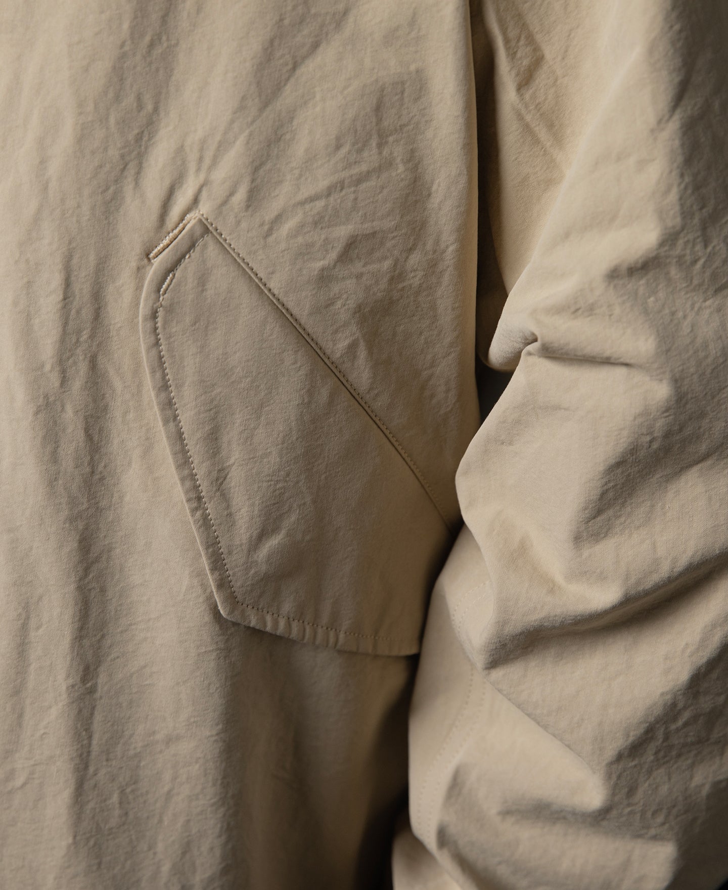 M-65 Salt Shrinkage Poplin Short Parka