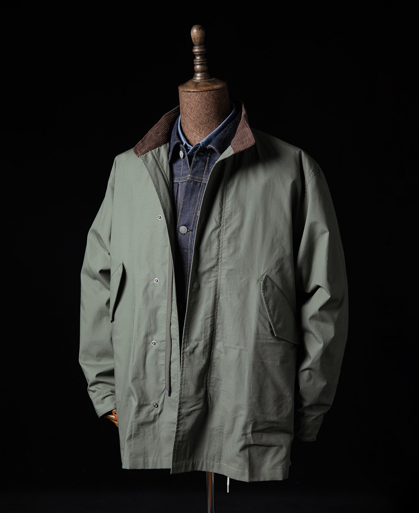 M-65 Water Repellent Poplin Short Parka